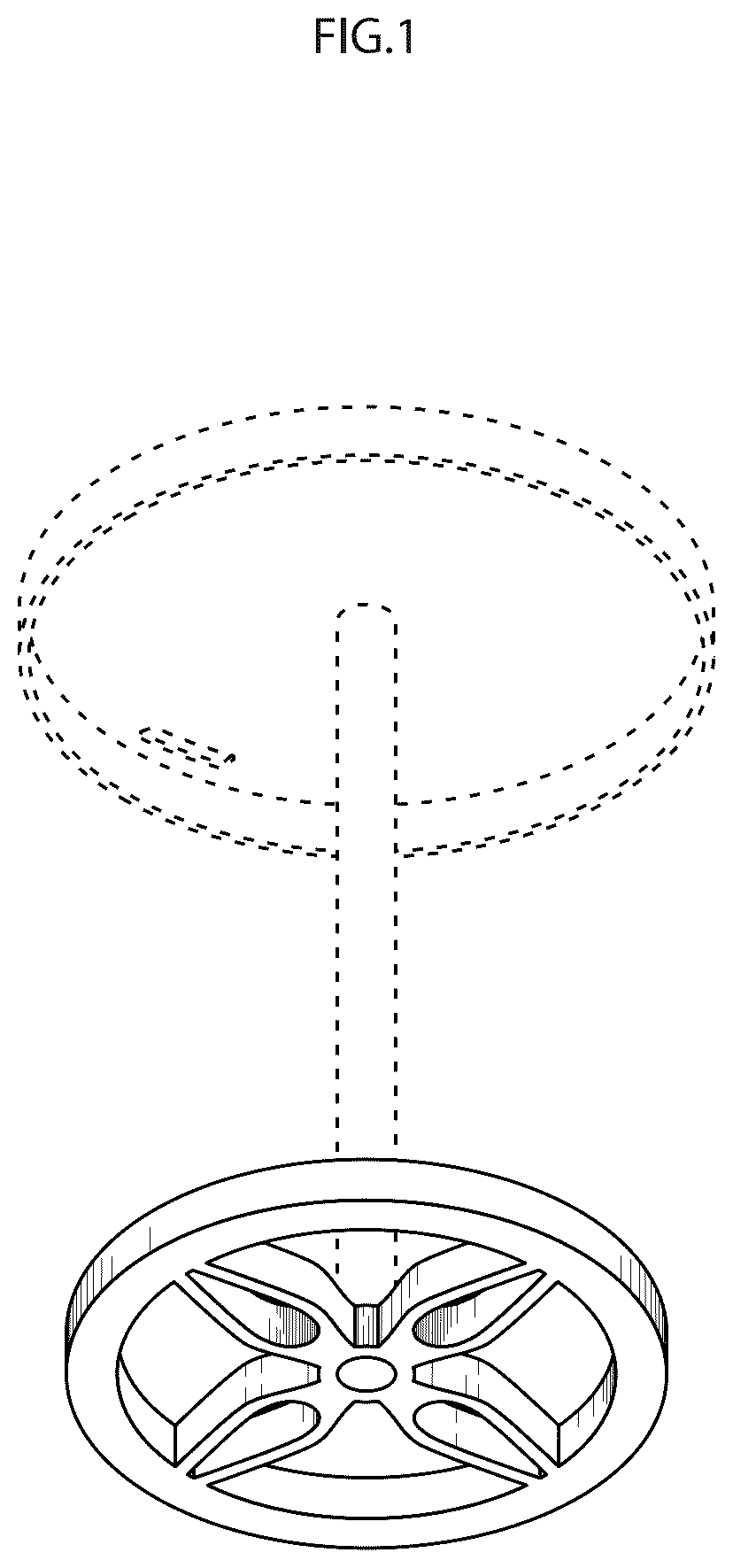 Patent USD1044399 Figure 1 – French press mixer