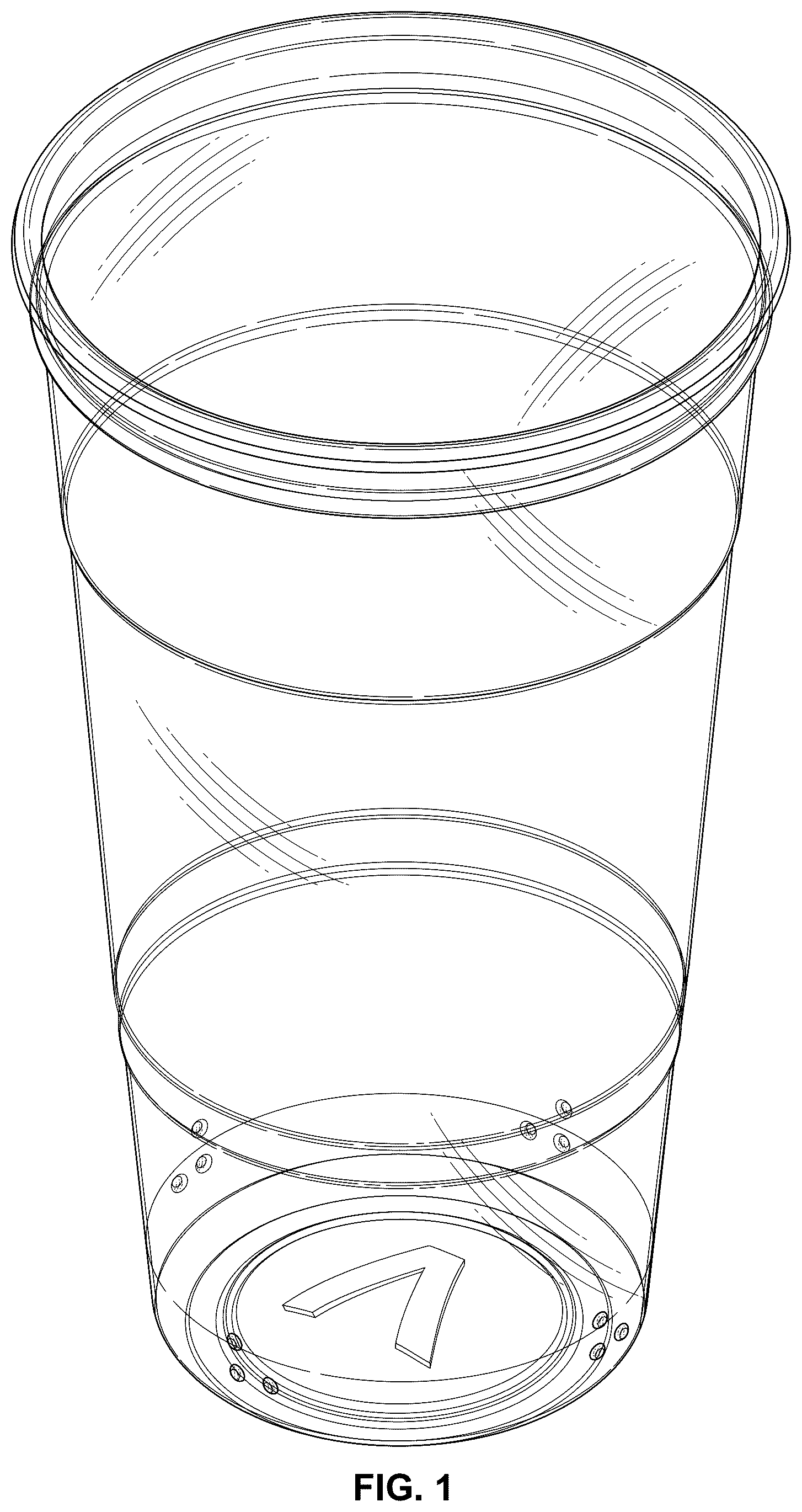 Patent USD1044412 — Cup — Figure 1