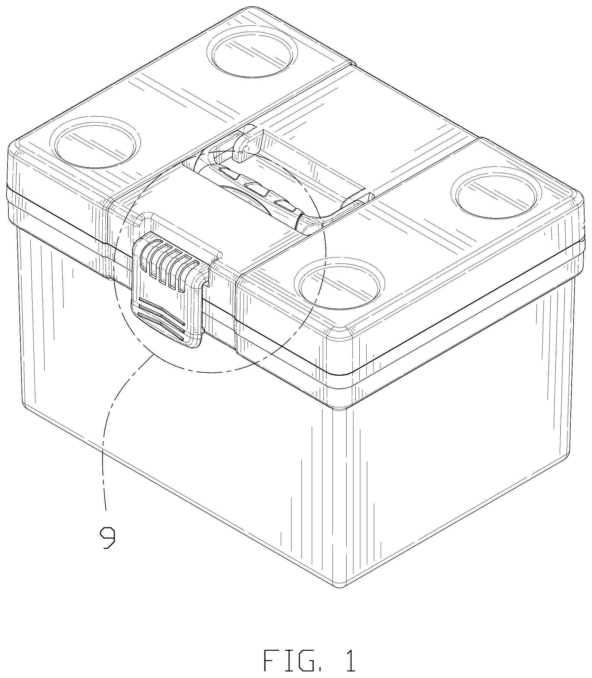 Patent USD1044415 — Cooler box — Figure 1