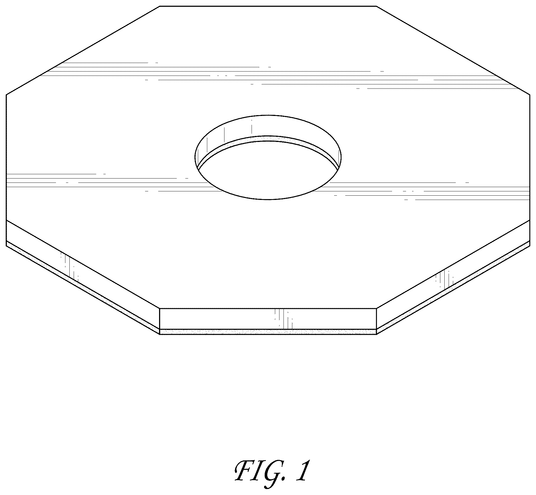 Patent USD1044419 — Disk for securing a beverage container — Figure 1