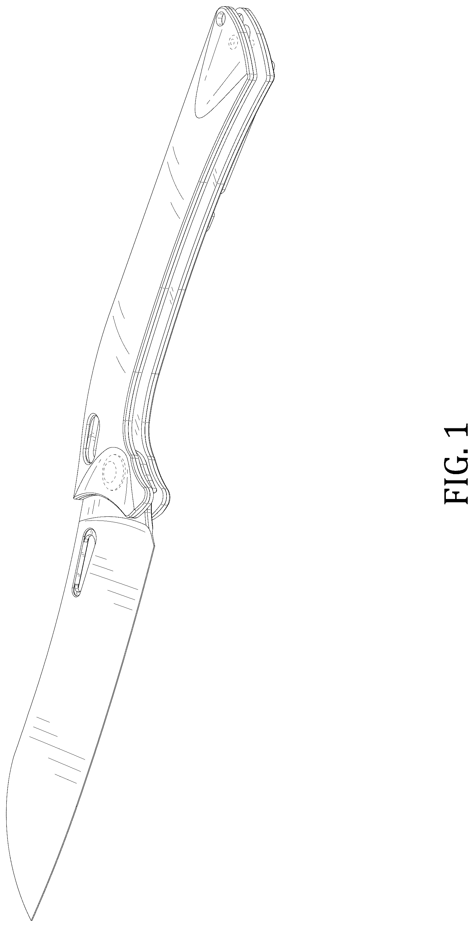 Patent USD1044425 — Foldable chef's knife — Figure 1