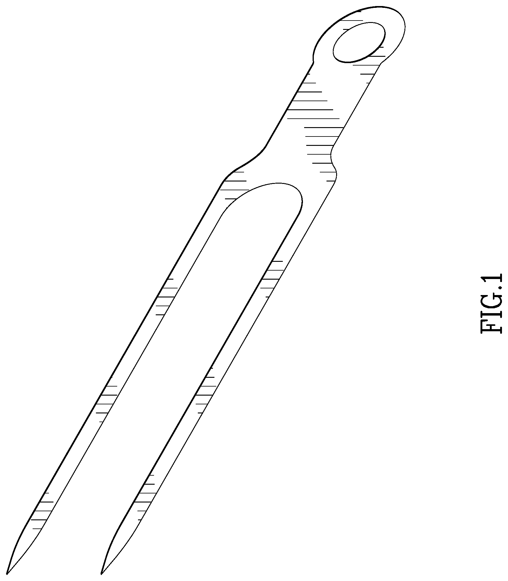 Patent USD1044432 — Double skewer — Figure 1