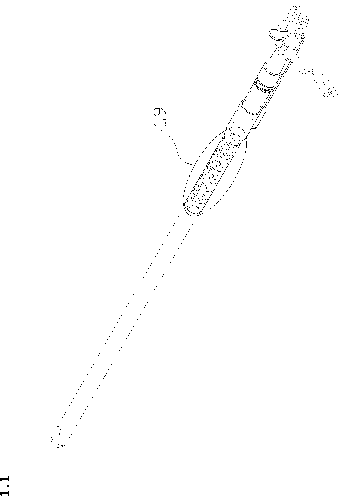Patent USD1044435 — Weed puller — Figure 1