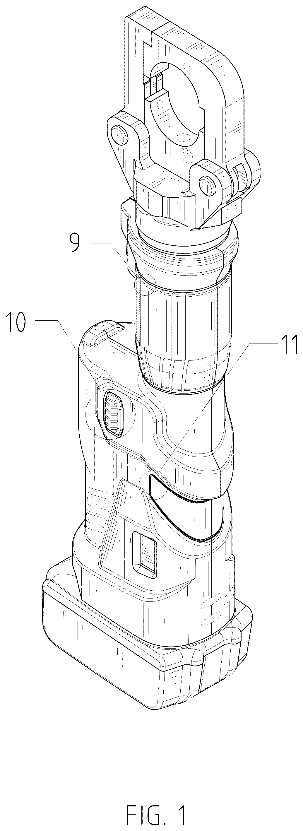 Patent USD1044445 — Crimping tool — Figure 1