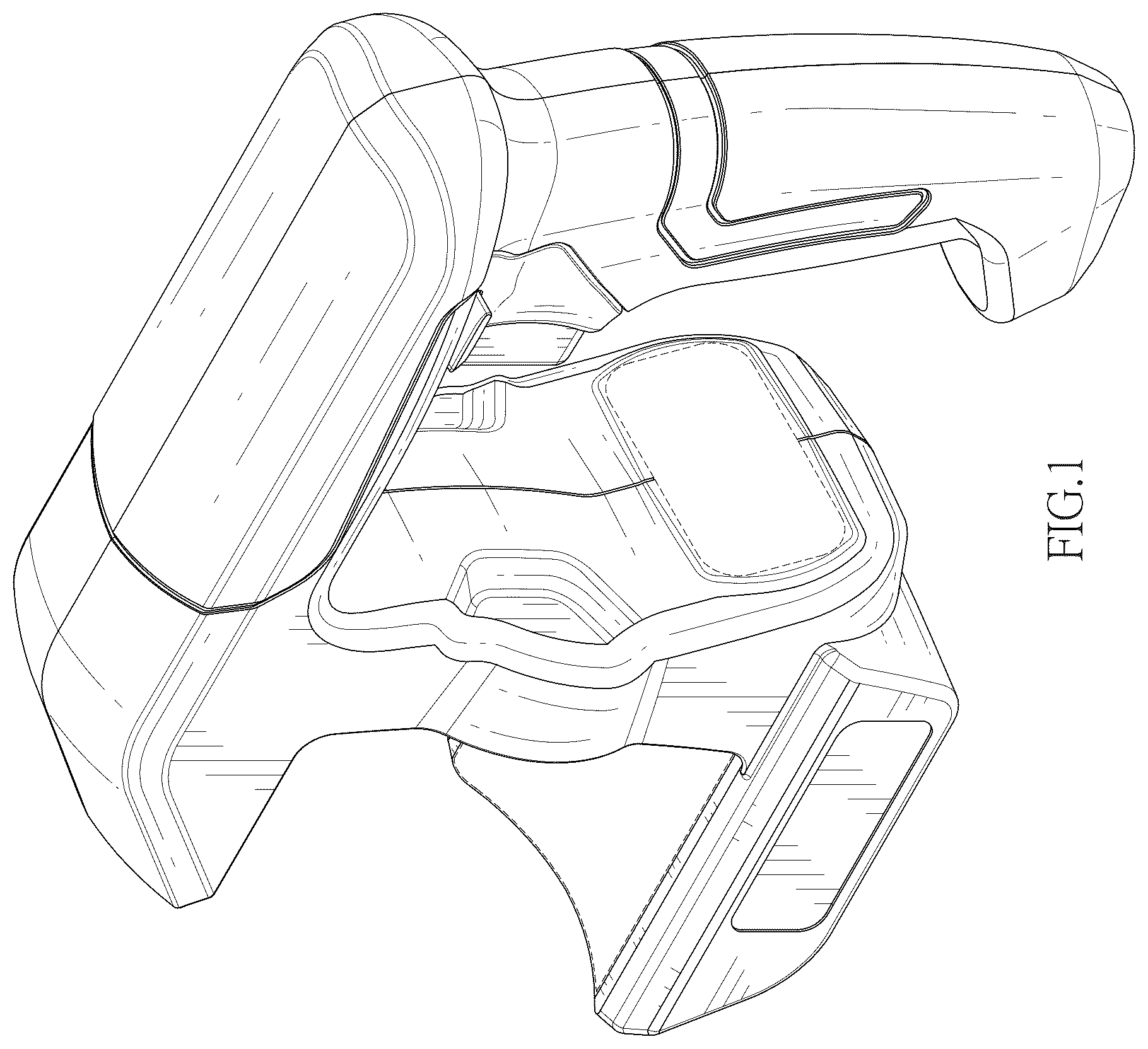 Patent USD1044452 — Part of case of power tool — Figure 1