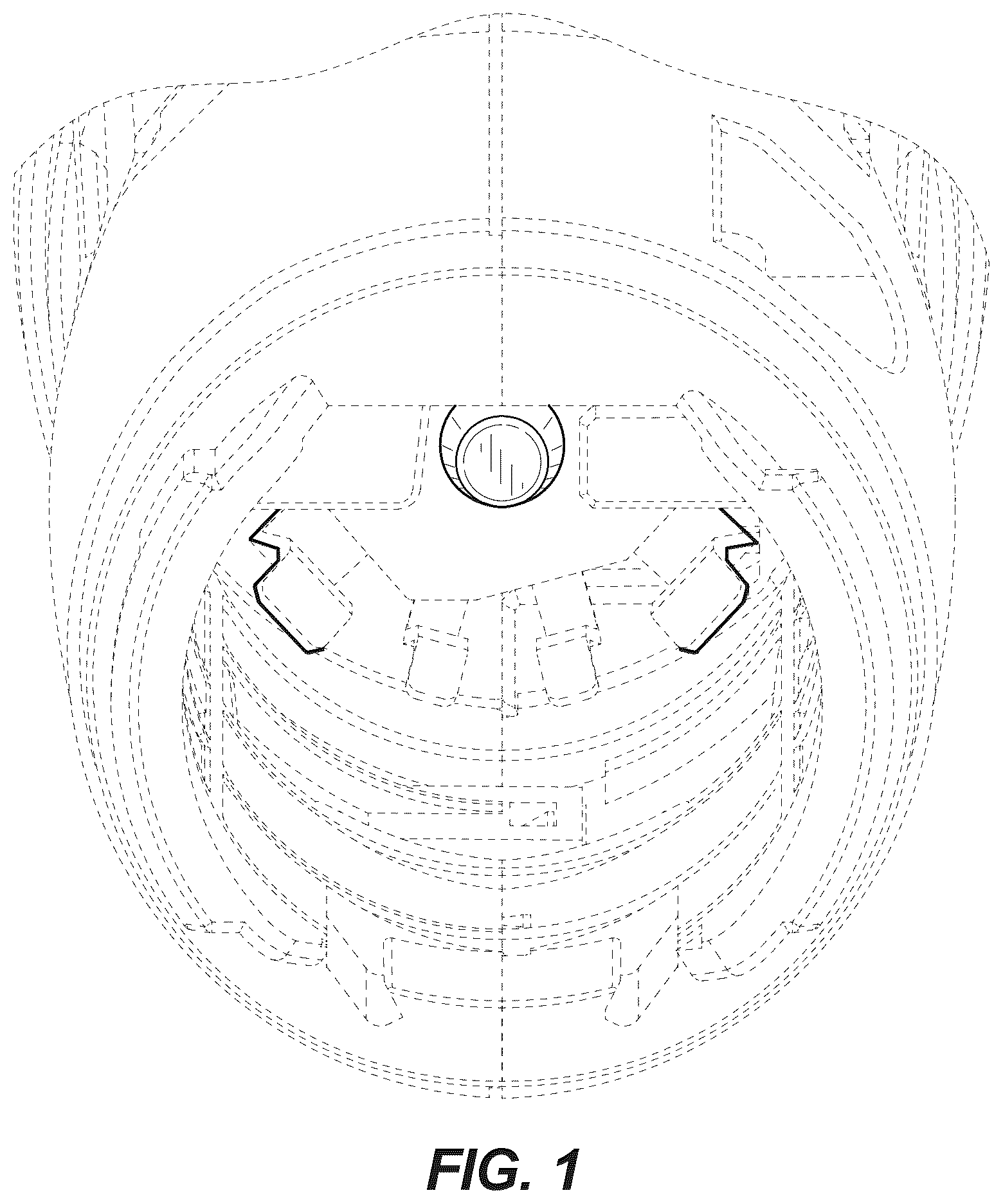 Patent USD1044454 Figure 1 – Power tool