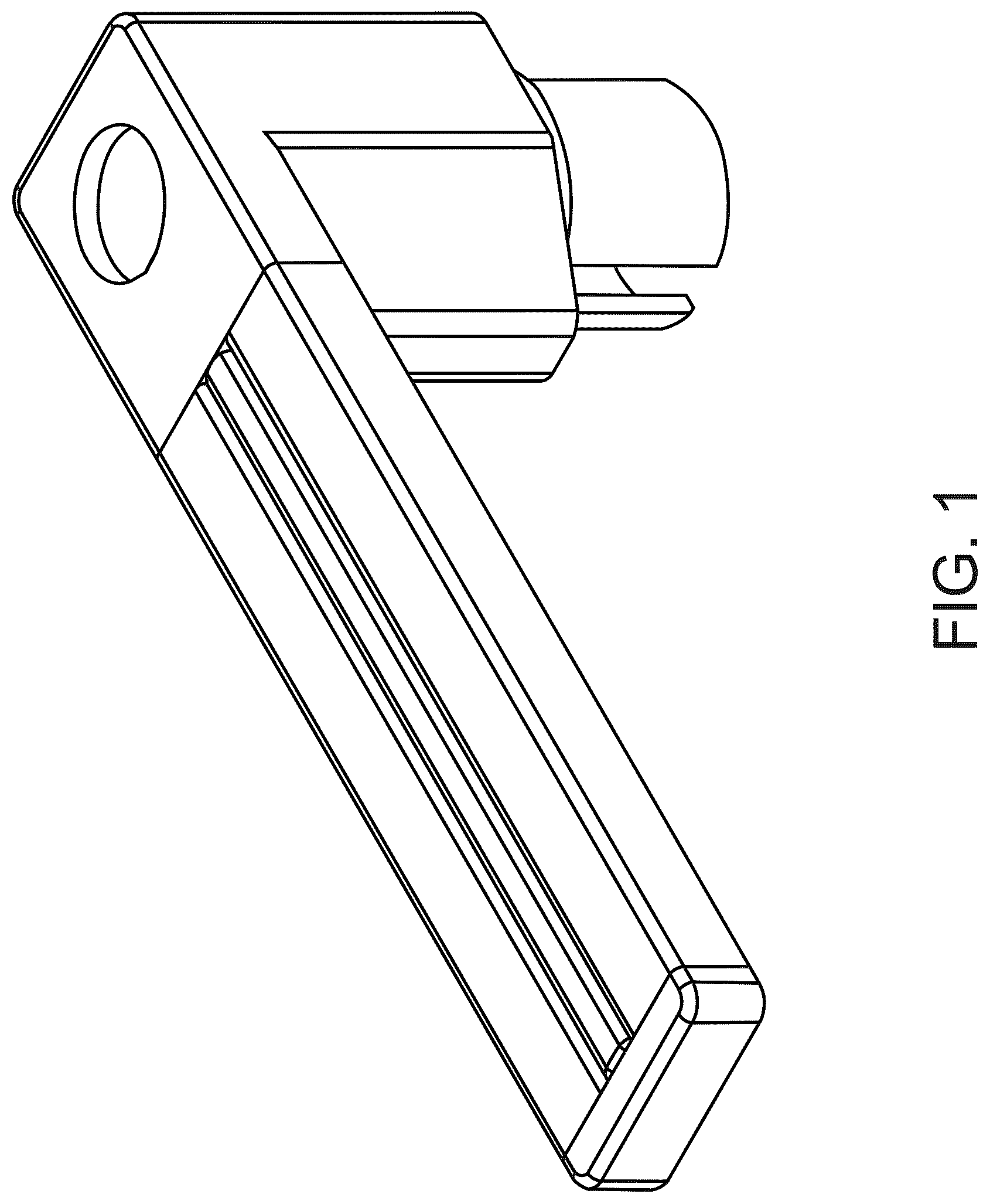 Patent USD1044464 — Door handle — Figure 1