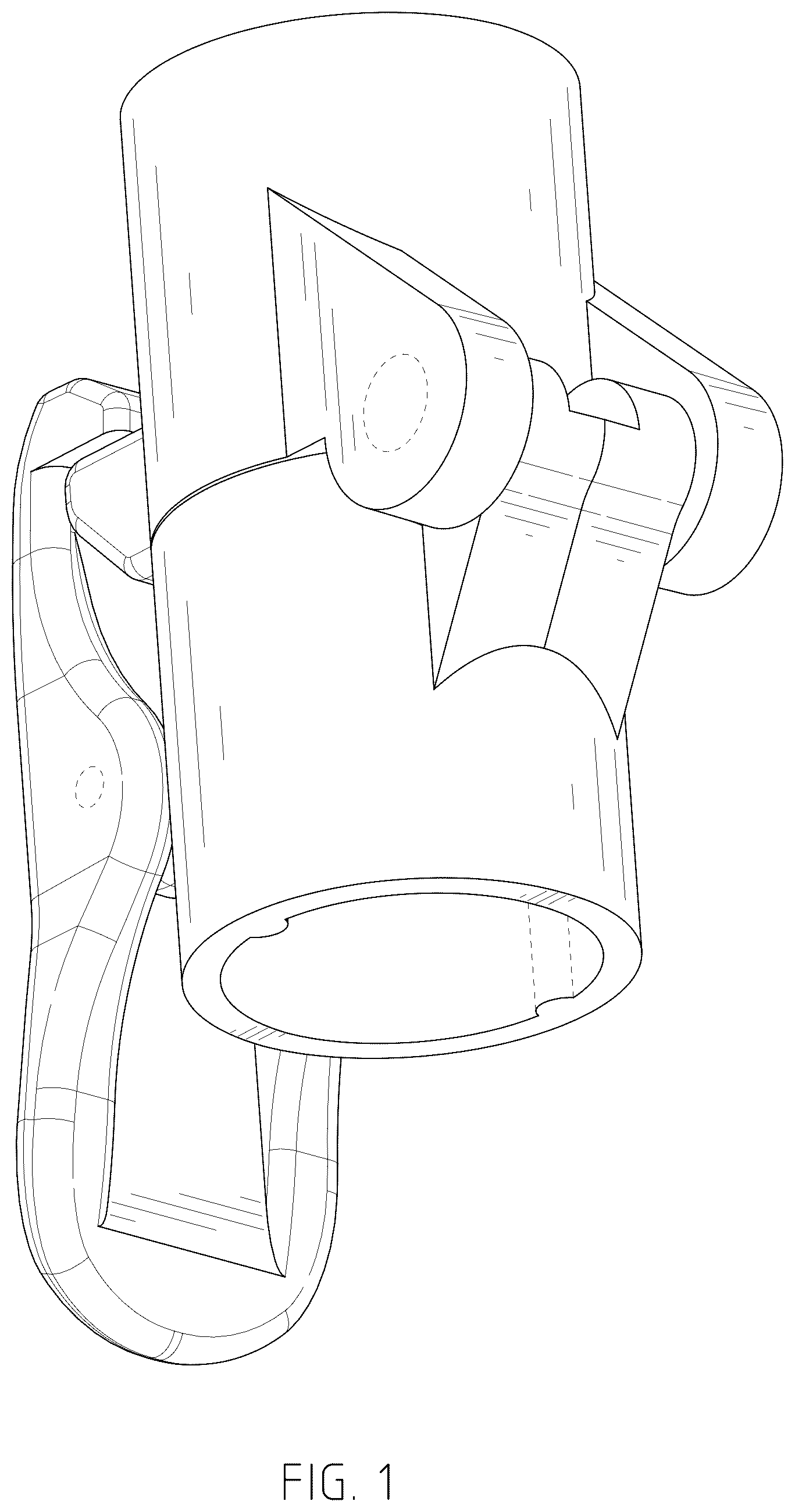 Patent USD1044472 — Folding lock — Figure 1