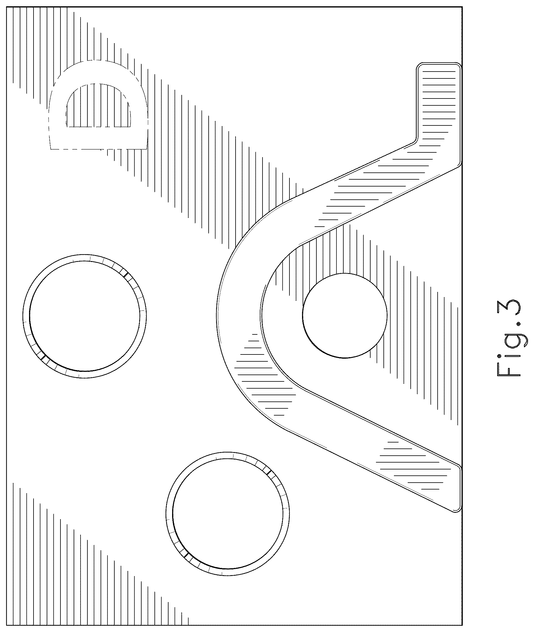 Patent USD1044473 Figure 3 – Vehicle door latch adaptor