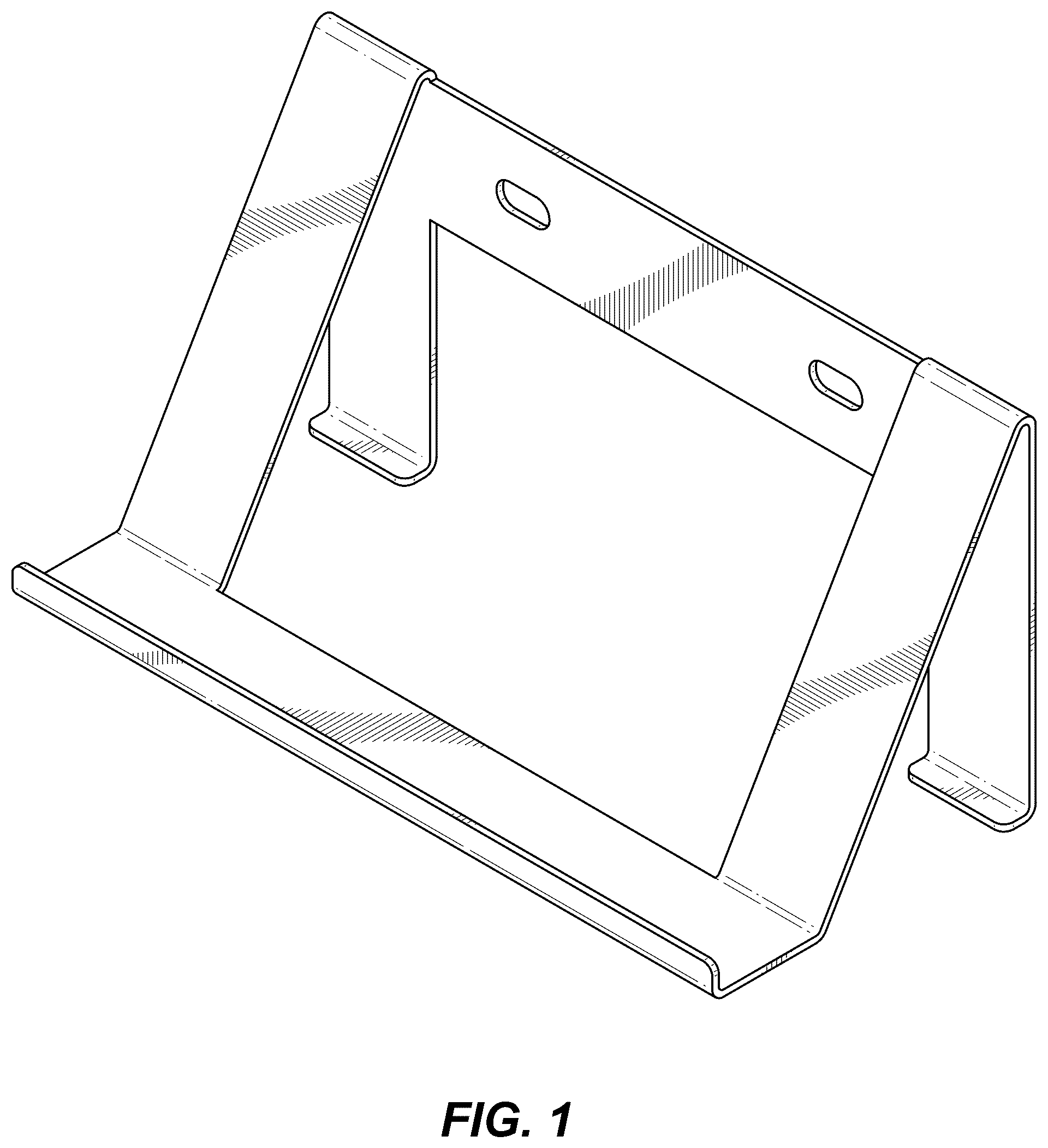 Patent USD1044478 — Mounting bracket for keyboard — Figure 1