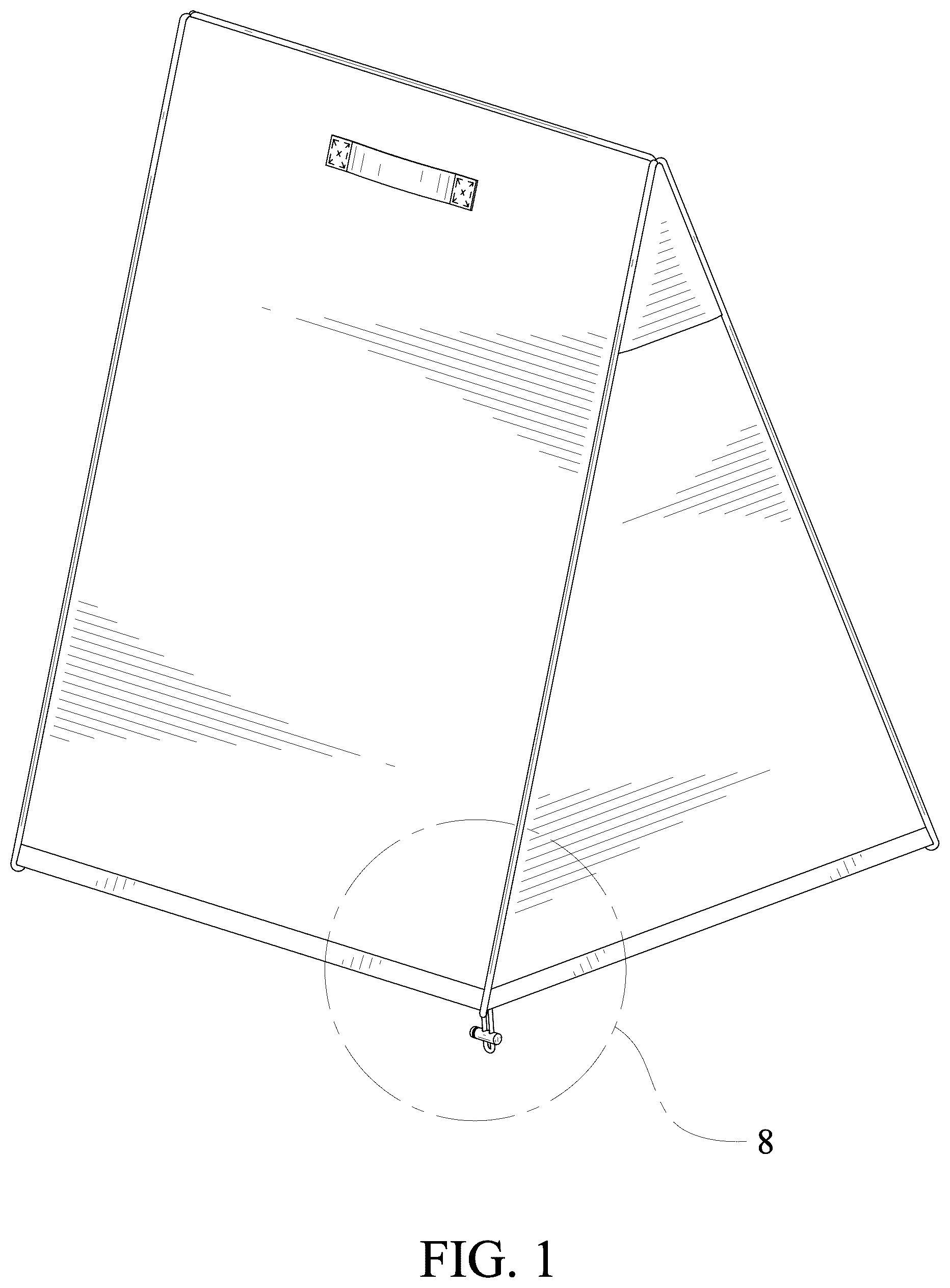 Patent USD1044481 — Garden hose reel cover — Figure 1
