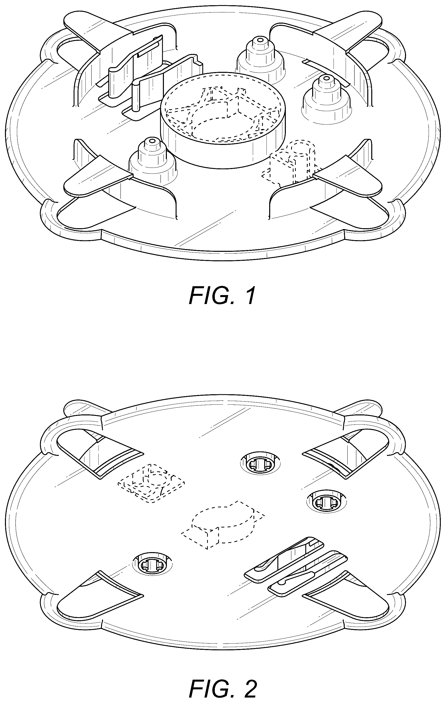 Patent USD1044482 — Tray for storing optical fiber — Figure 1