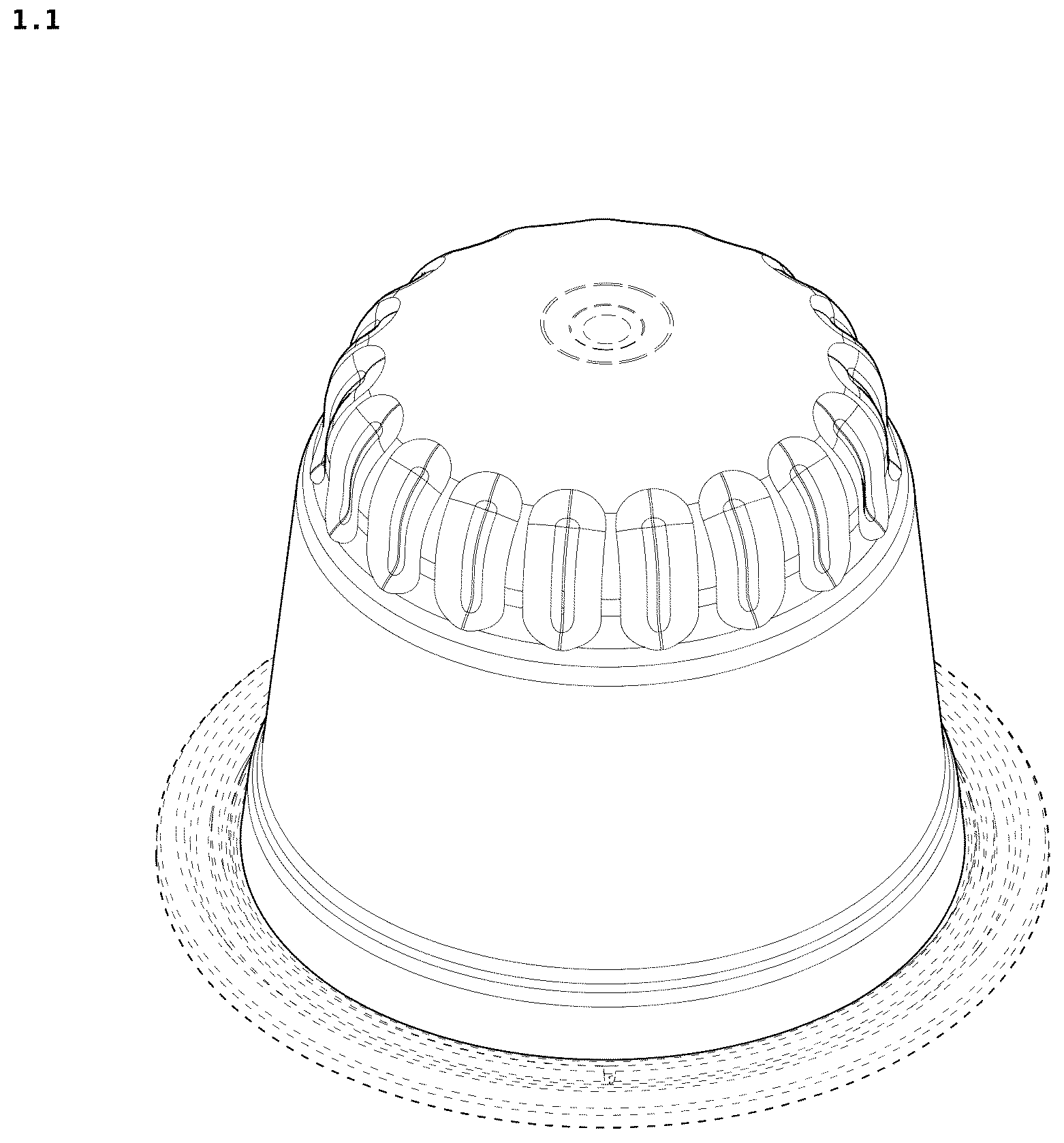 Patent USD1044491 — Capsule — Figure 1