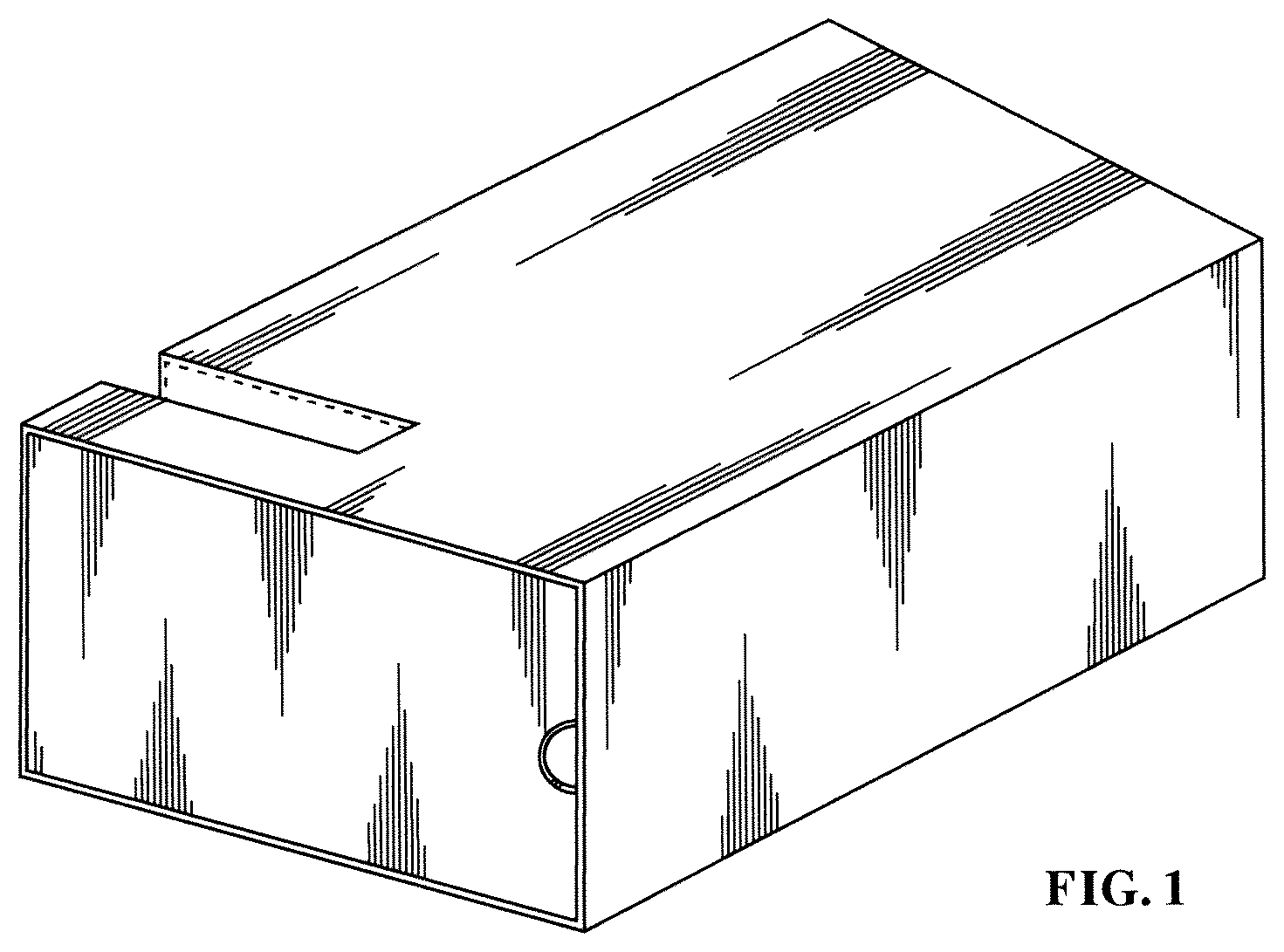 Patent USD1044492 — Shoebox — Figure 1