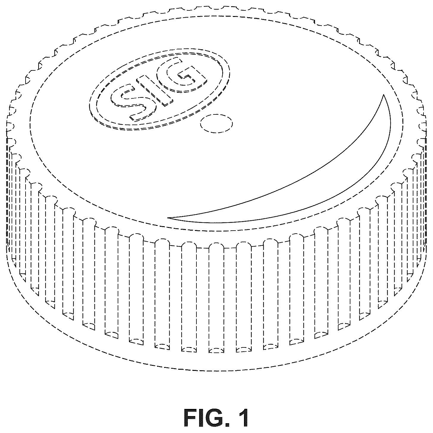Patent USD1044500 — Container closure — Figure 1