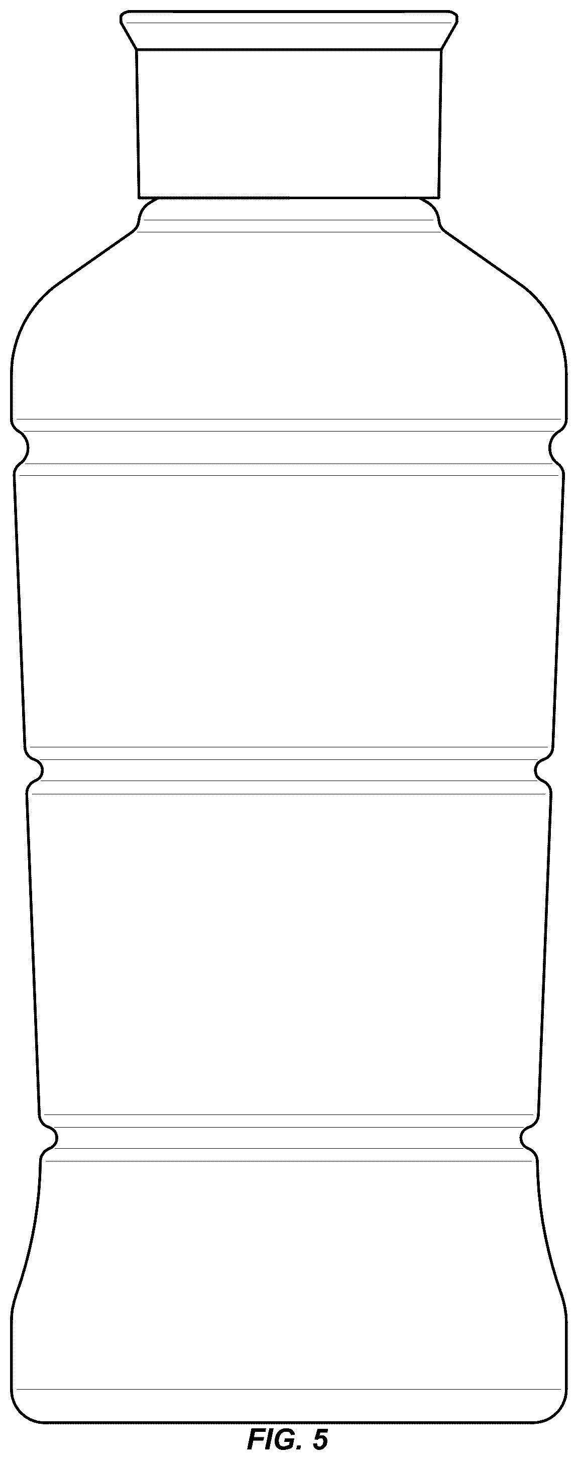 Patent USD1044502 Figure 5 – Bottle