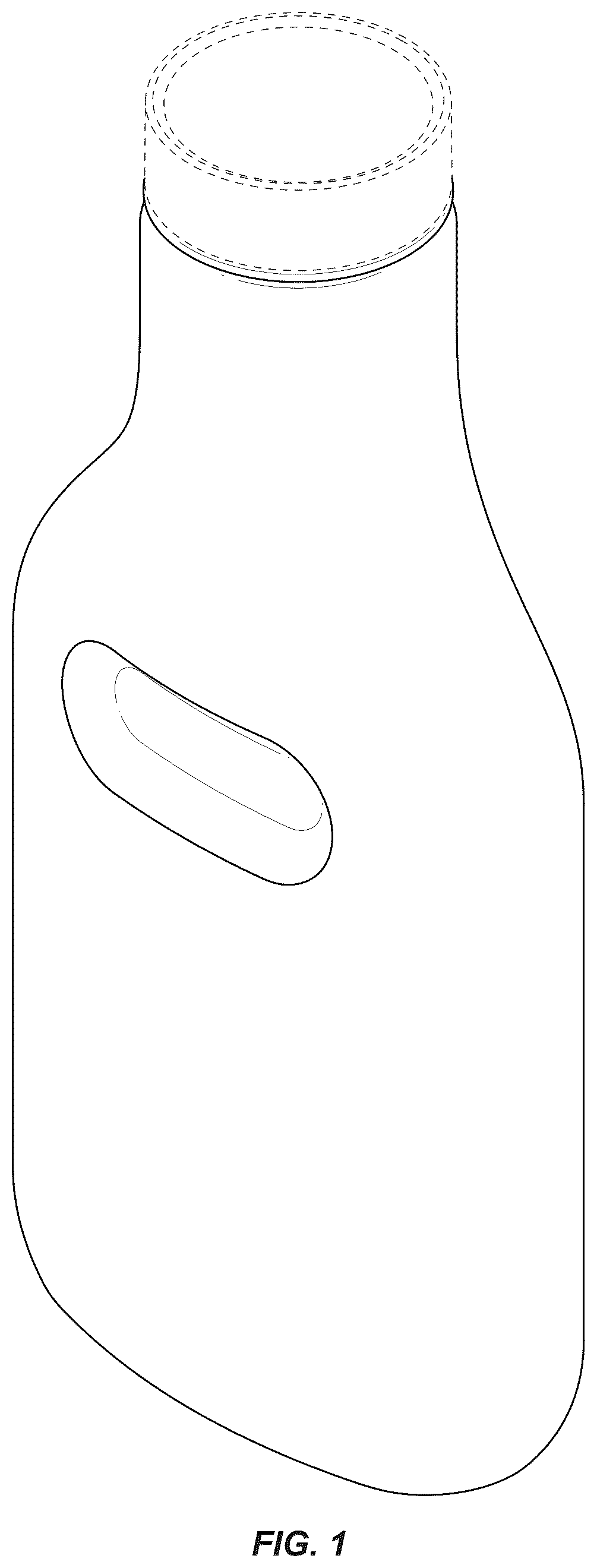 Patent USD1044504 Figure 1 – Bottle