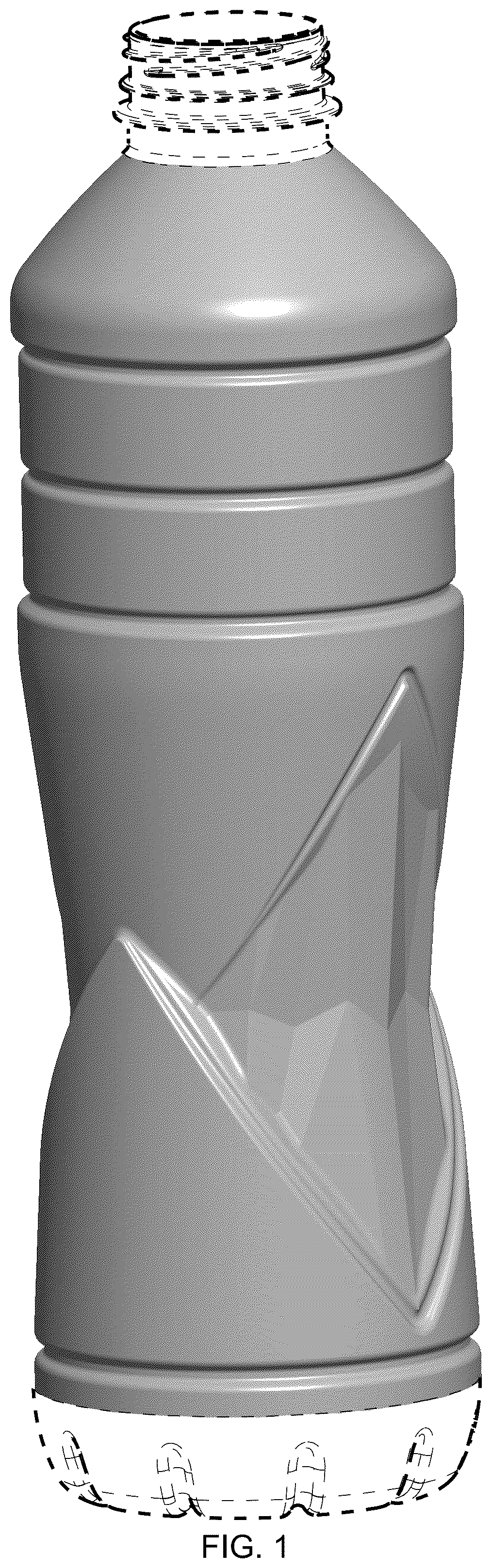 Patent USD1044505 — Beverage bottle — Figure 1