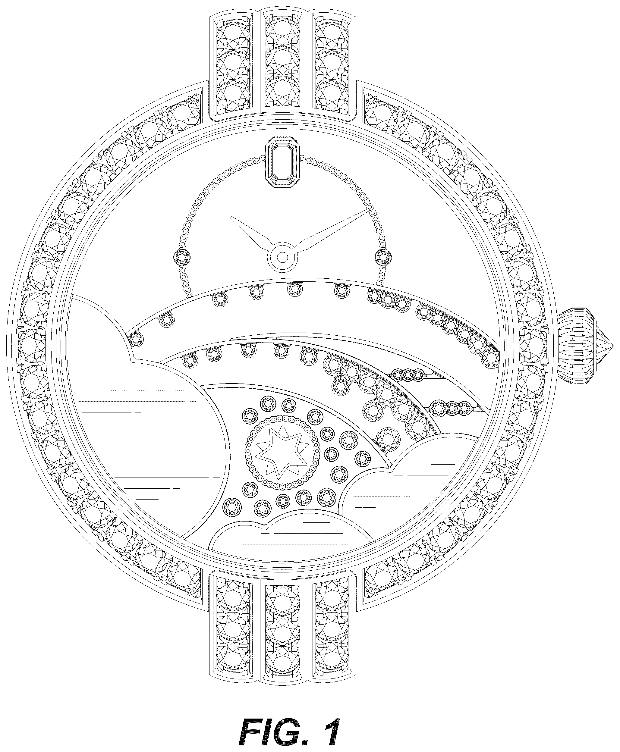 Patent USD1044524 — Watch — Figure 1