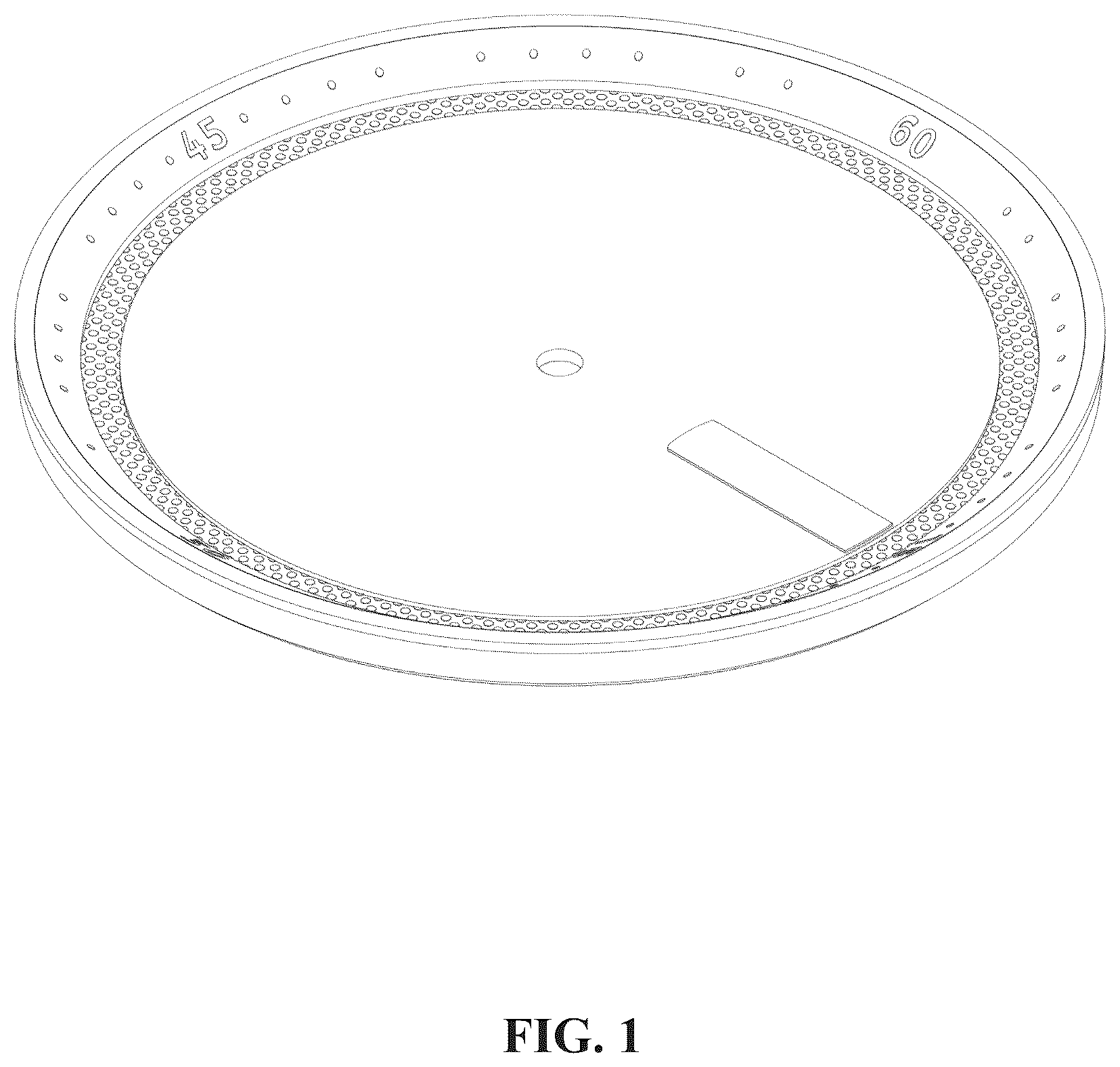 Patent USD1044525 — Watch dial — Figure 1