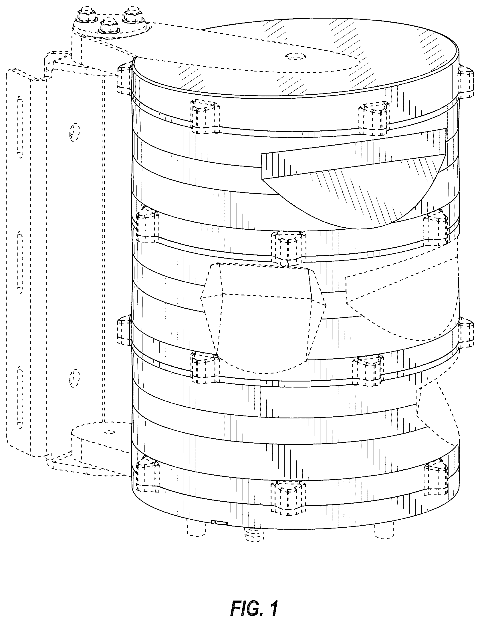 Patent USD1044528 — Modular radar device — Figure 1
