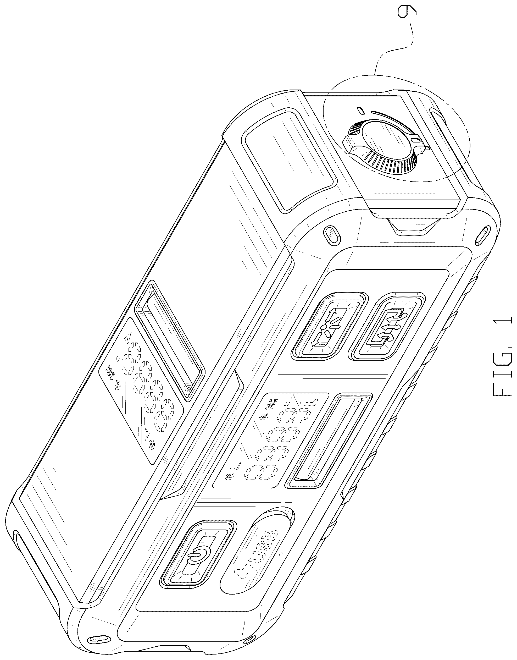 Patent USD1044536 — Laser line projection angle instrument — Figure 1