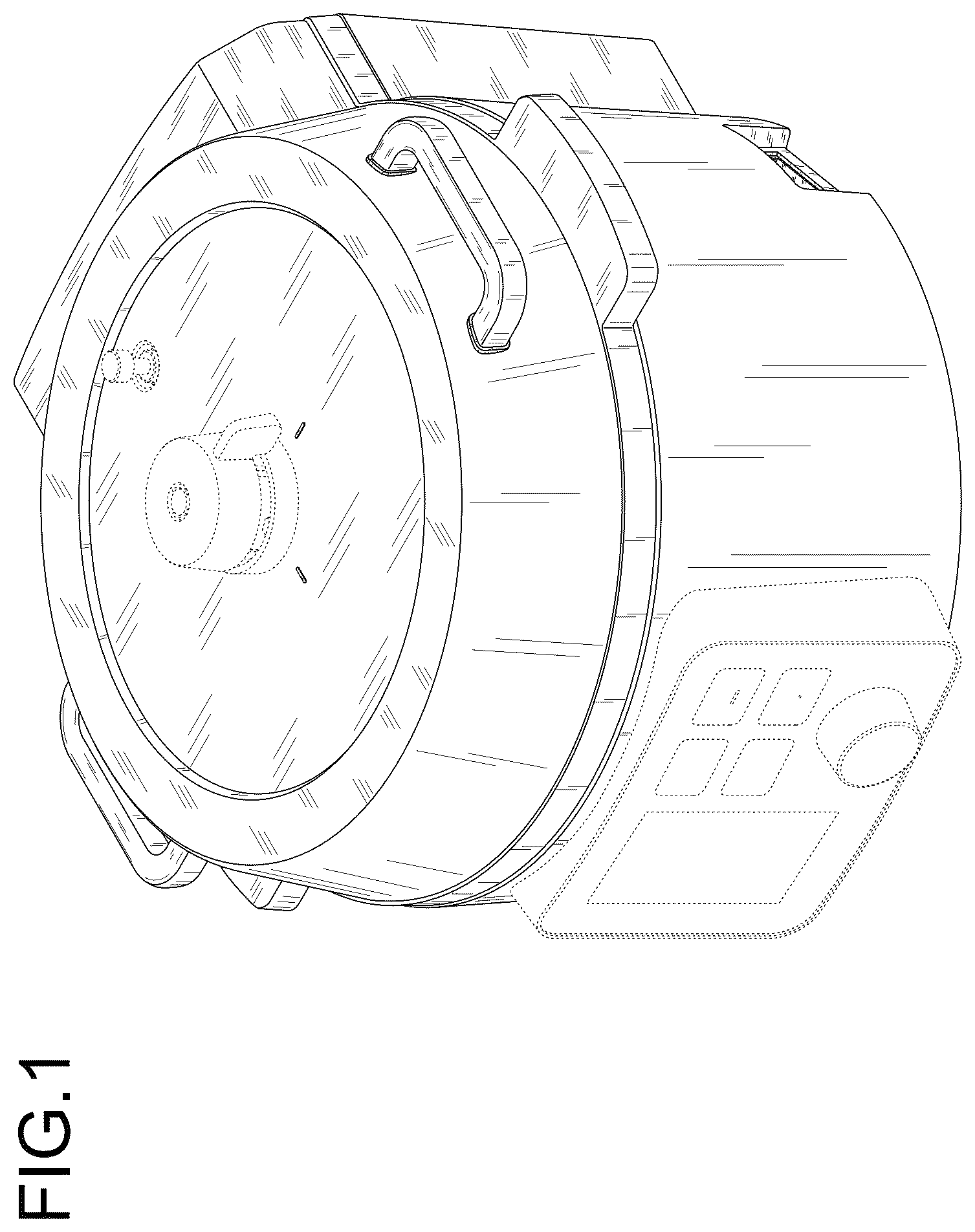 Patent USD1044546 Figure 1 – Pressure cooker