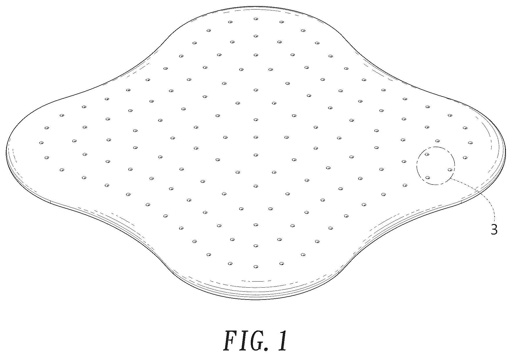 Patent USD1044550 — Breath detecting mat — Figure 1
