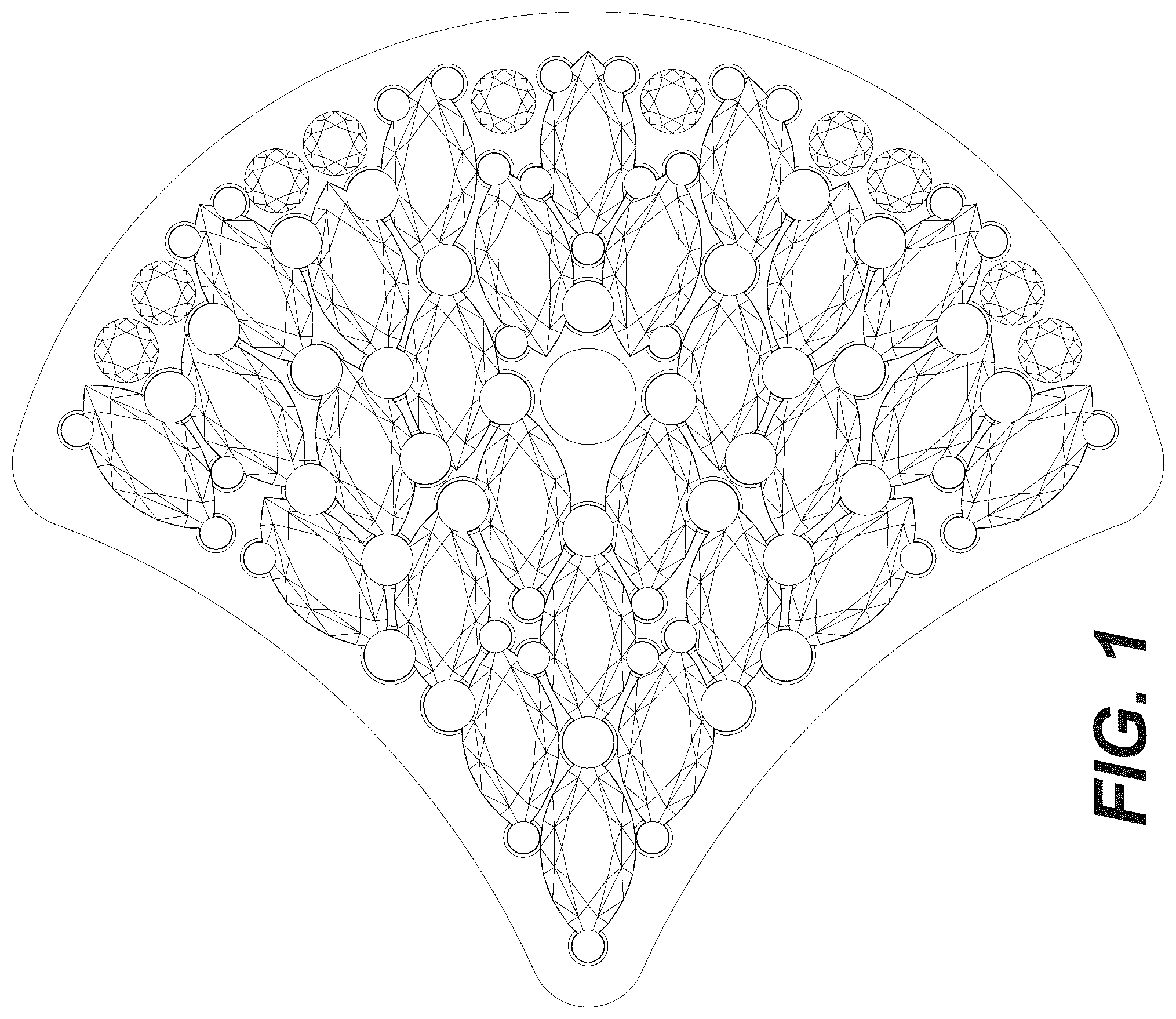 Patent USD1044555 — Watch dial — Figure 1