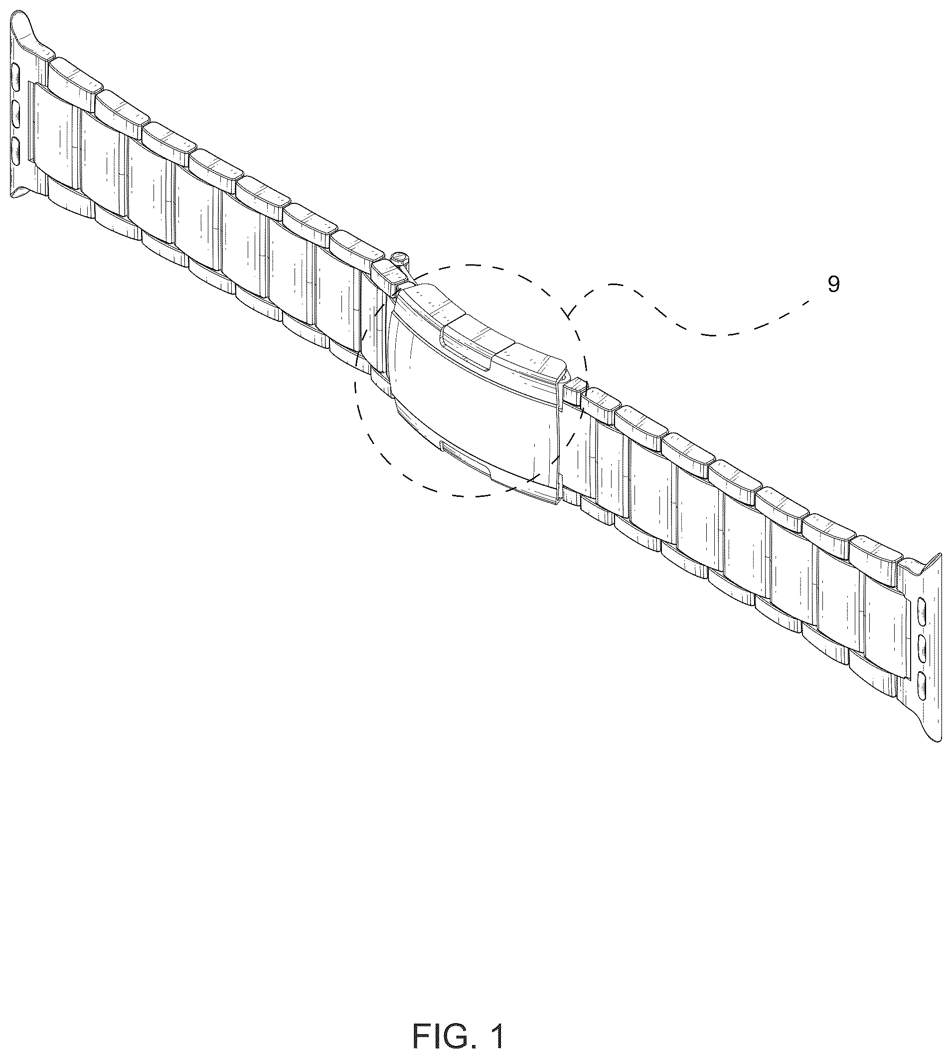 Patent USD1044558 — Watch band — Figure 1