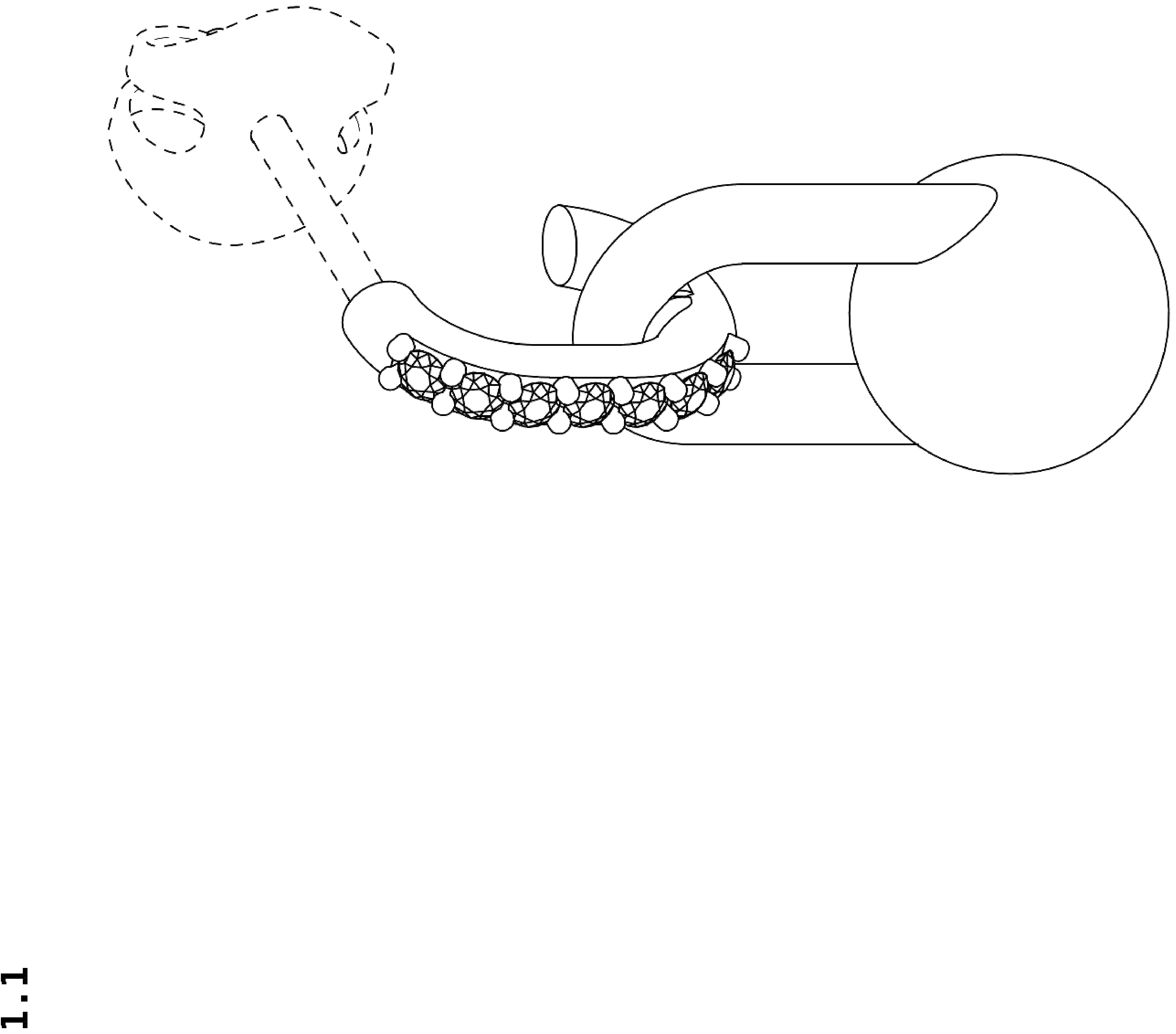 Patent USD1044569 — Earring — Figure 1