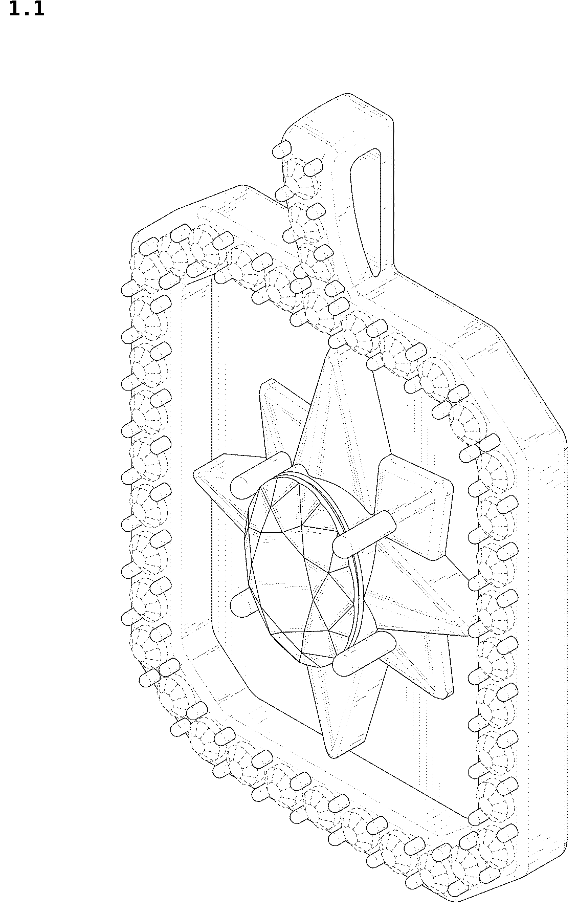 Patent USD1044574 — Pendant — Figure 1
