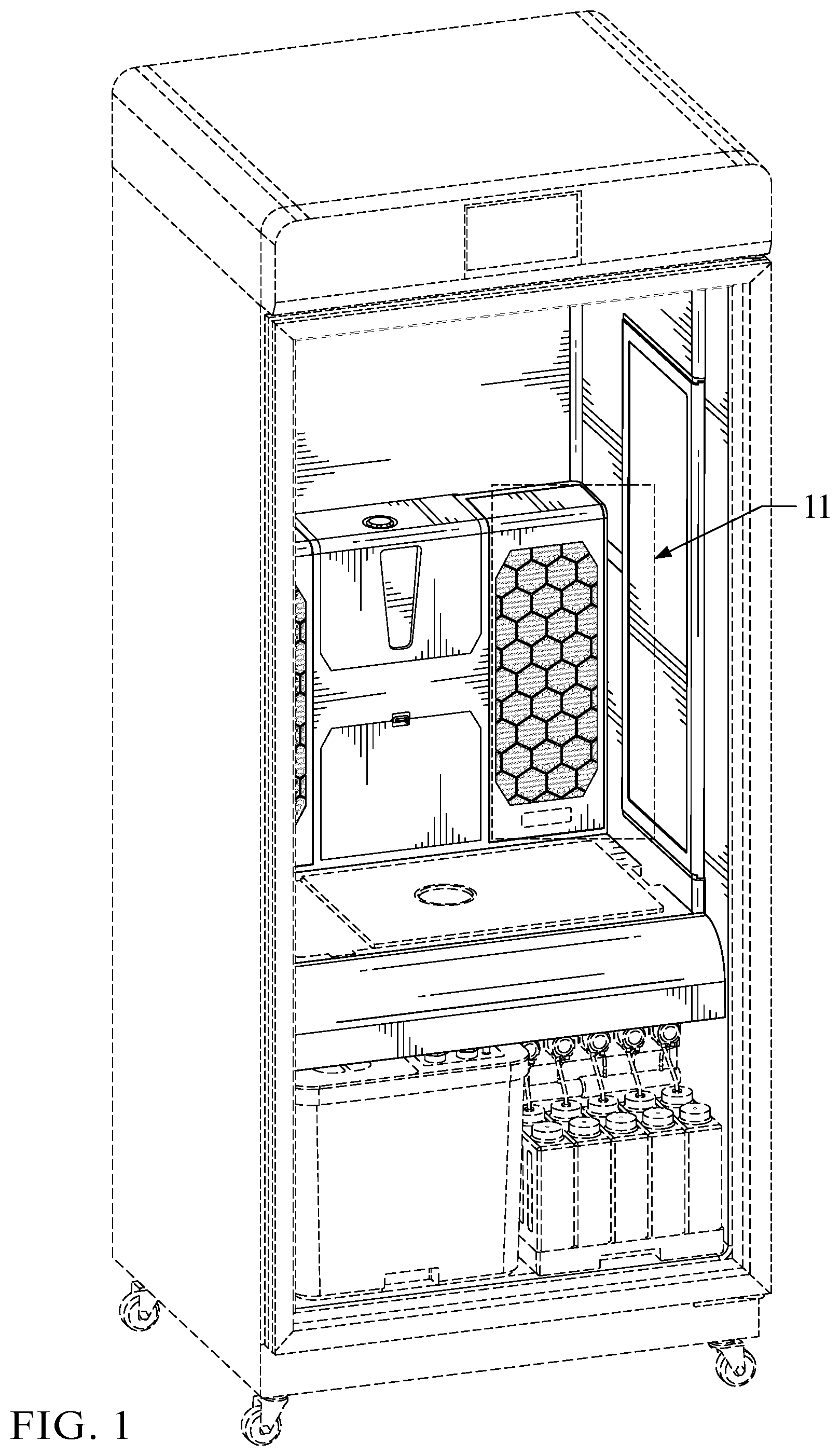 Patent USD1044584 — Plant grow cabinet — Figure 1