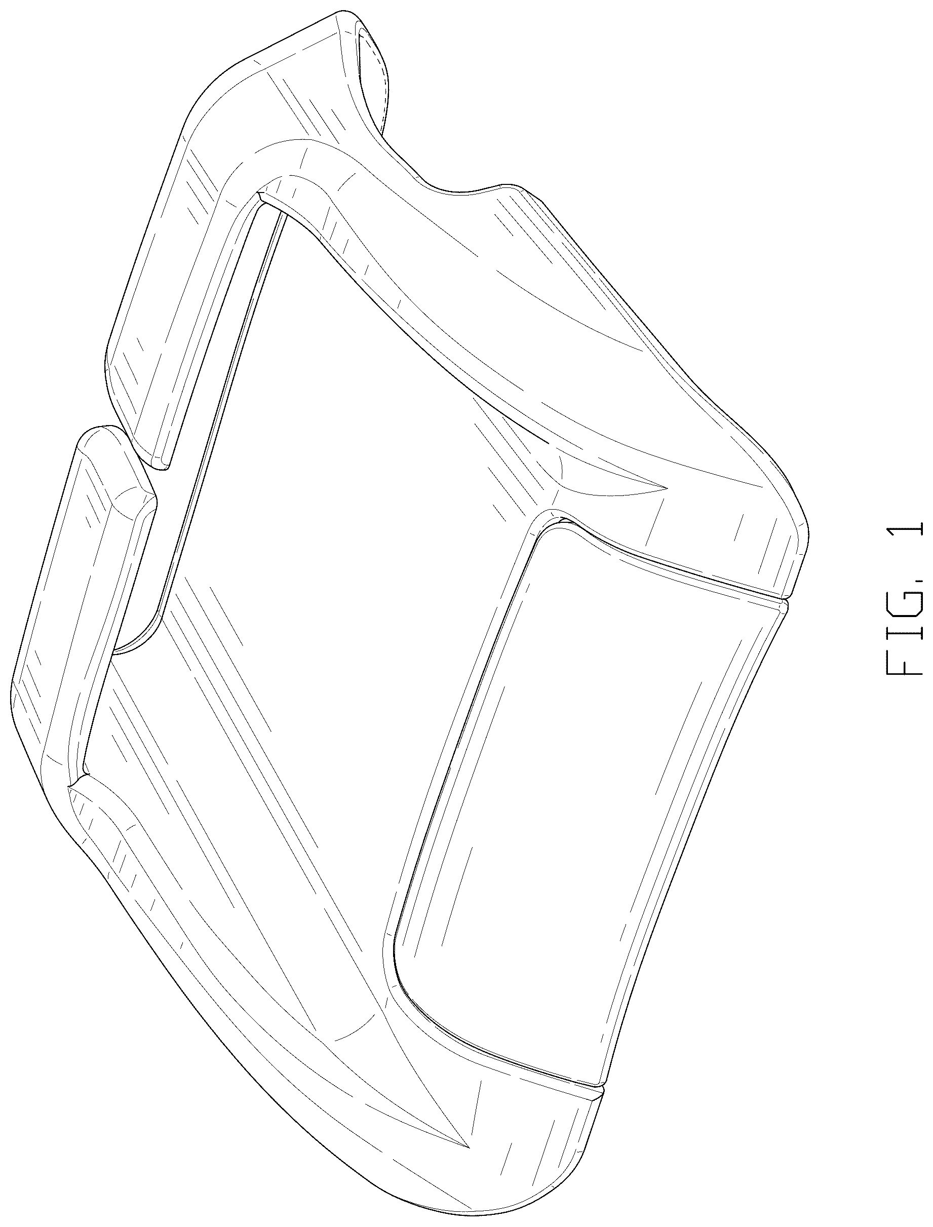 Patent USD1044588 — Car seat belt buckle — Figure 1