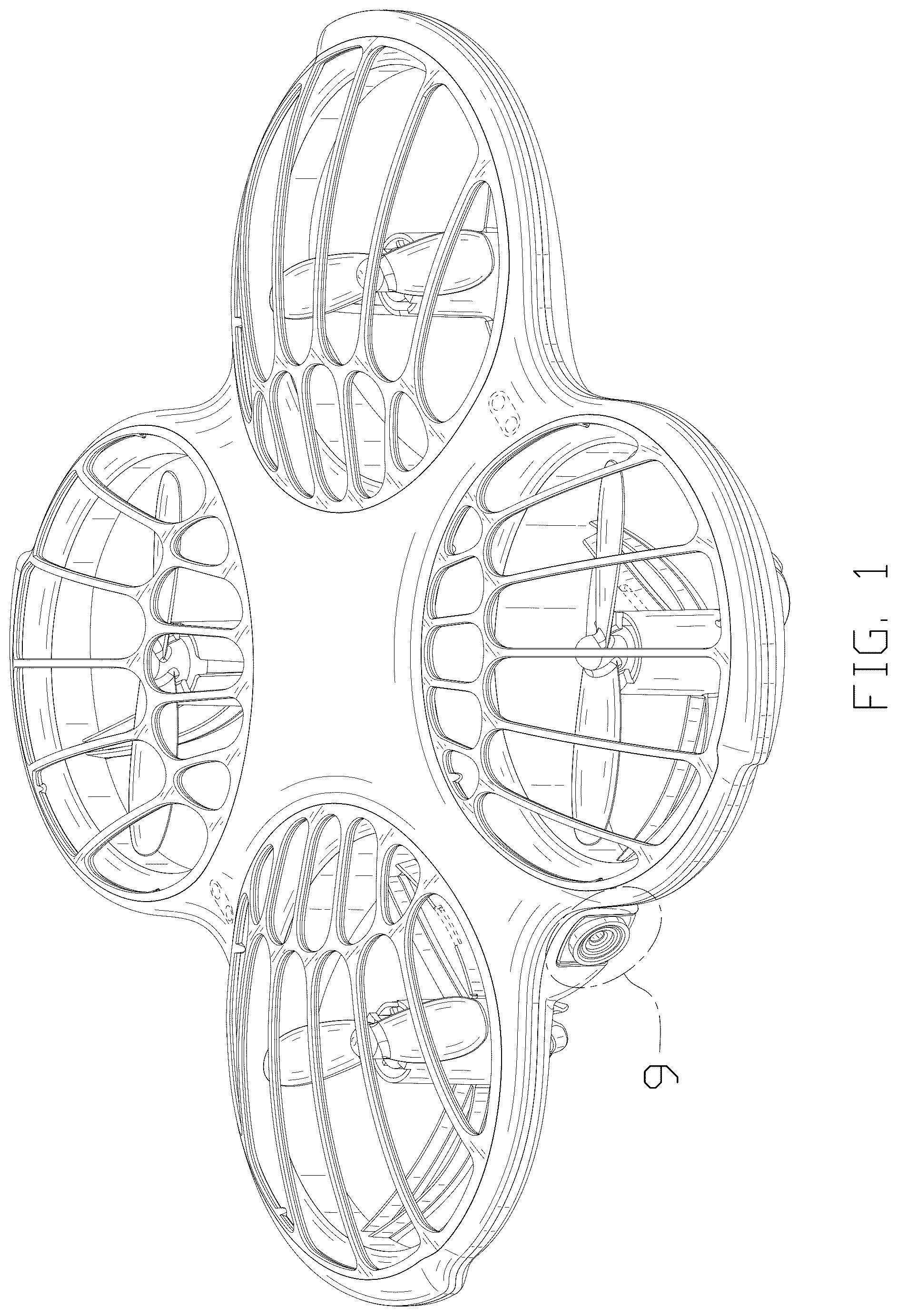 Patent USD1044596 — Drone — Figure 1