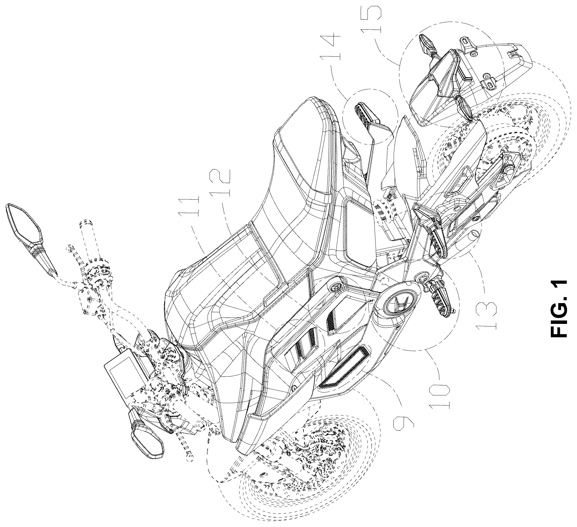 Patent USD1044603 — Motorcycle — Figure 1