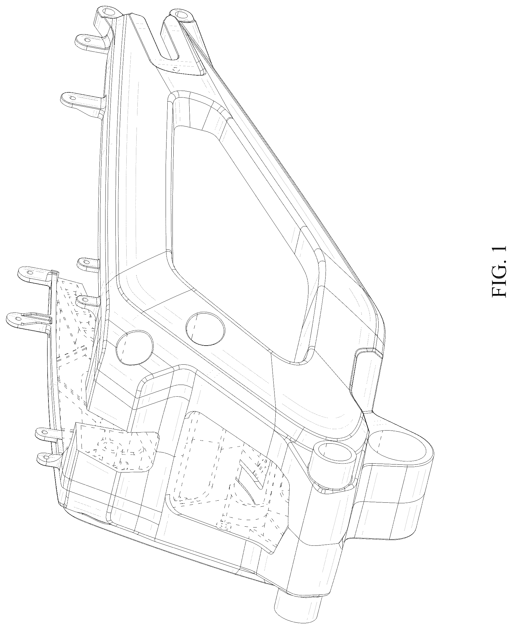 Patent USD1044606 — Motorcycle swing-arm — Figure 1