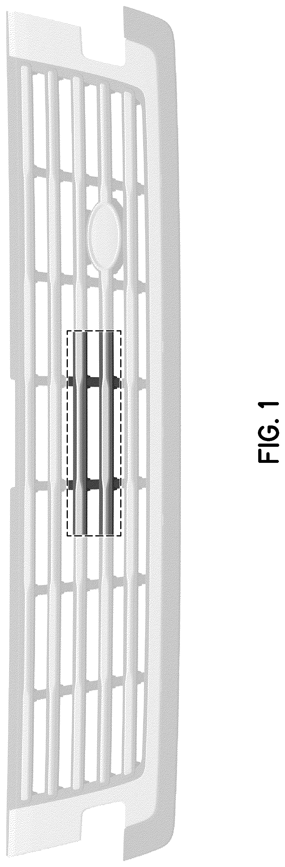 Patent USD1044610 — Grille — Figure 1