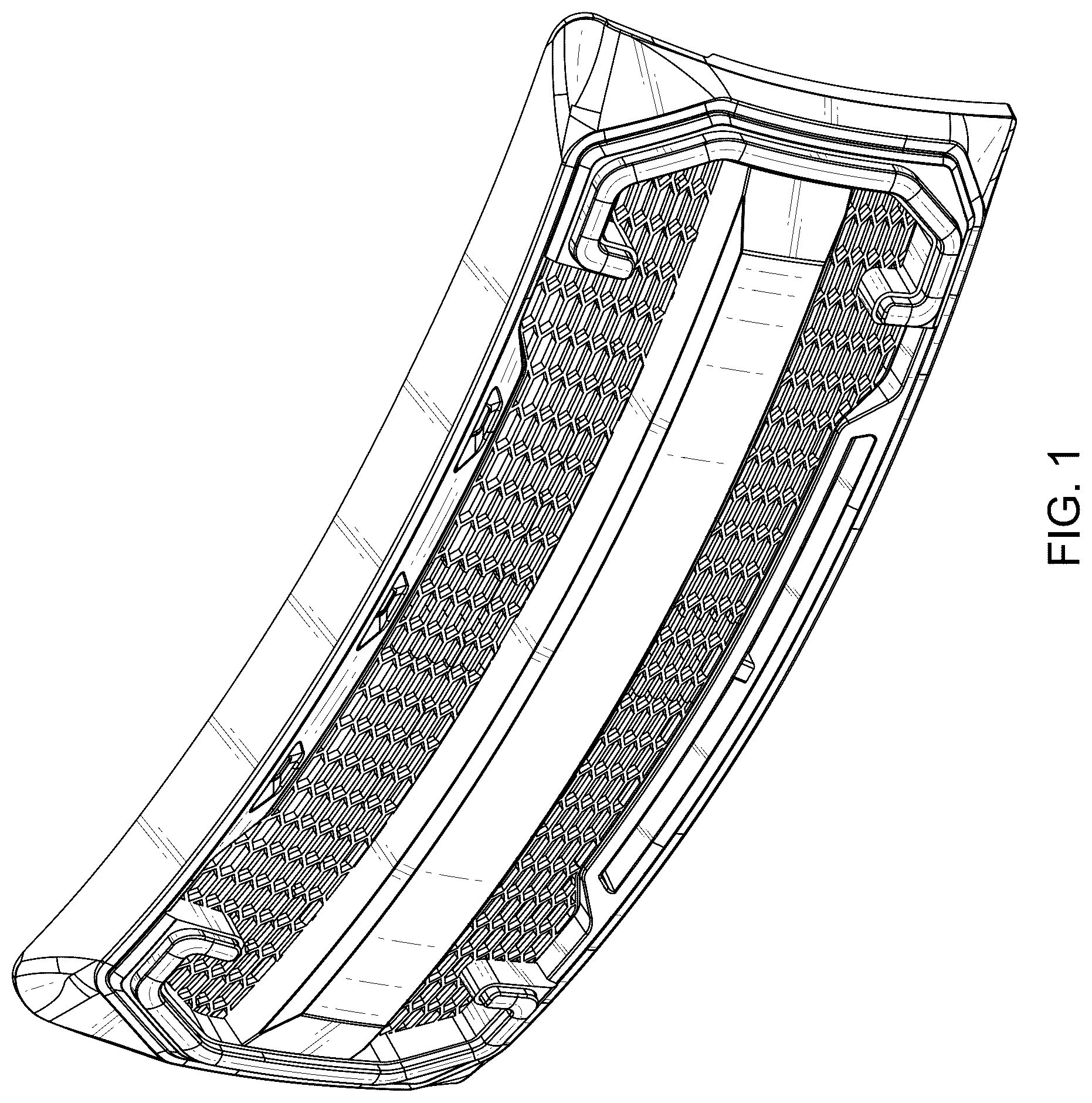 Patent USD1044616 — Car grille — Figure 1