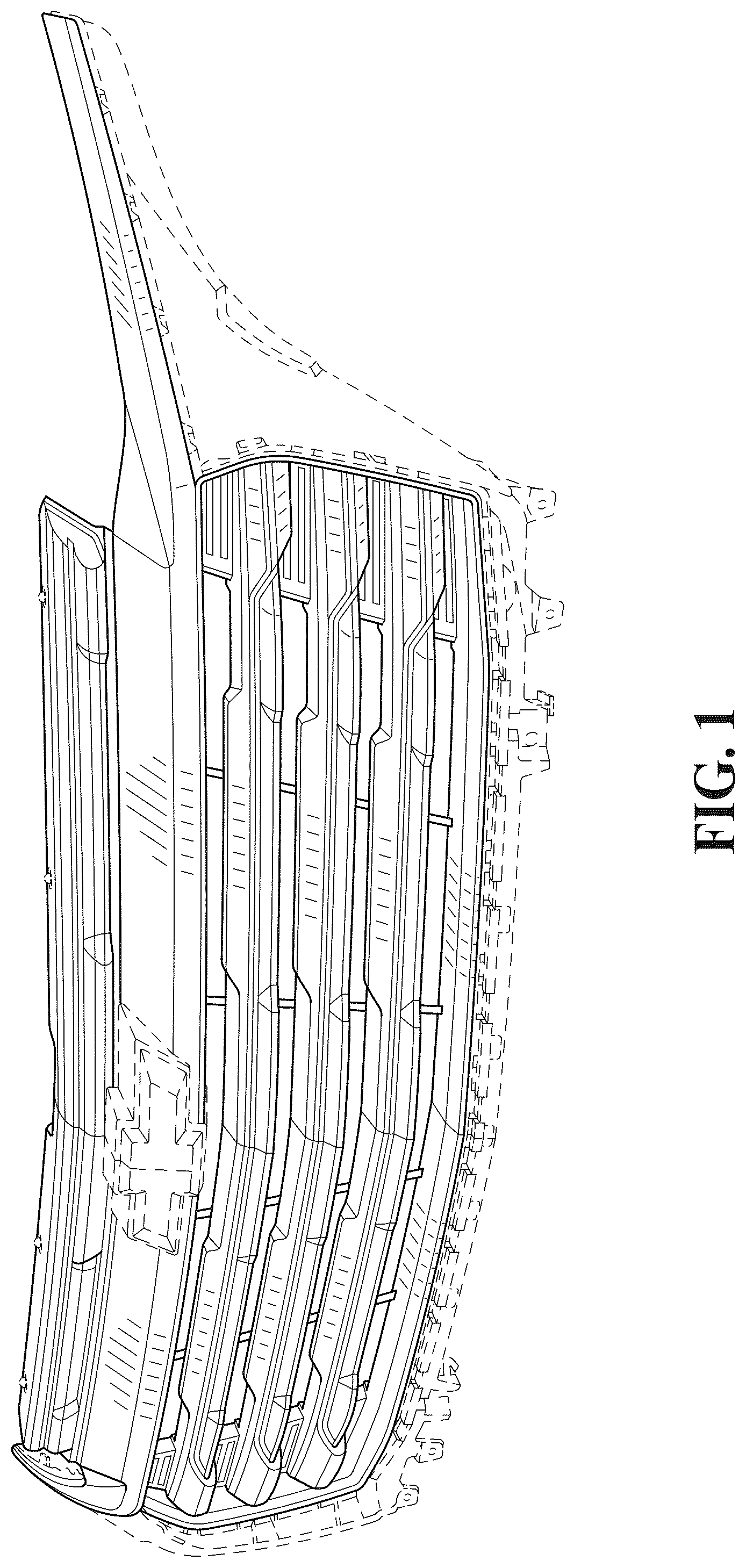 Patent USD1044620 — Motor vehicle grille — Figure 1