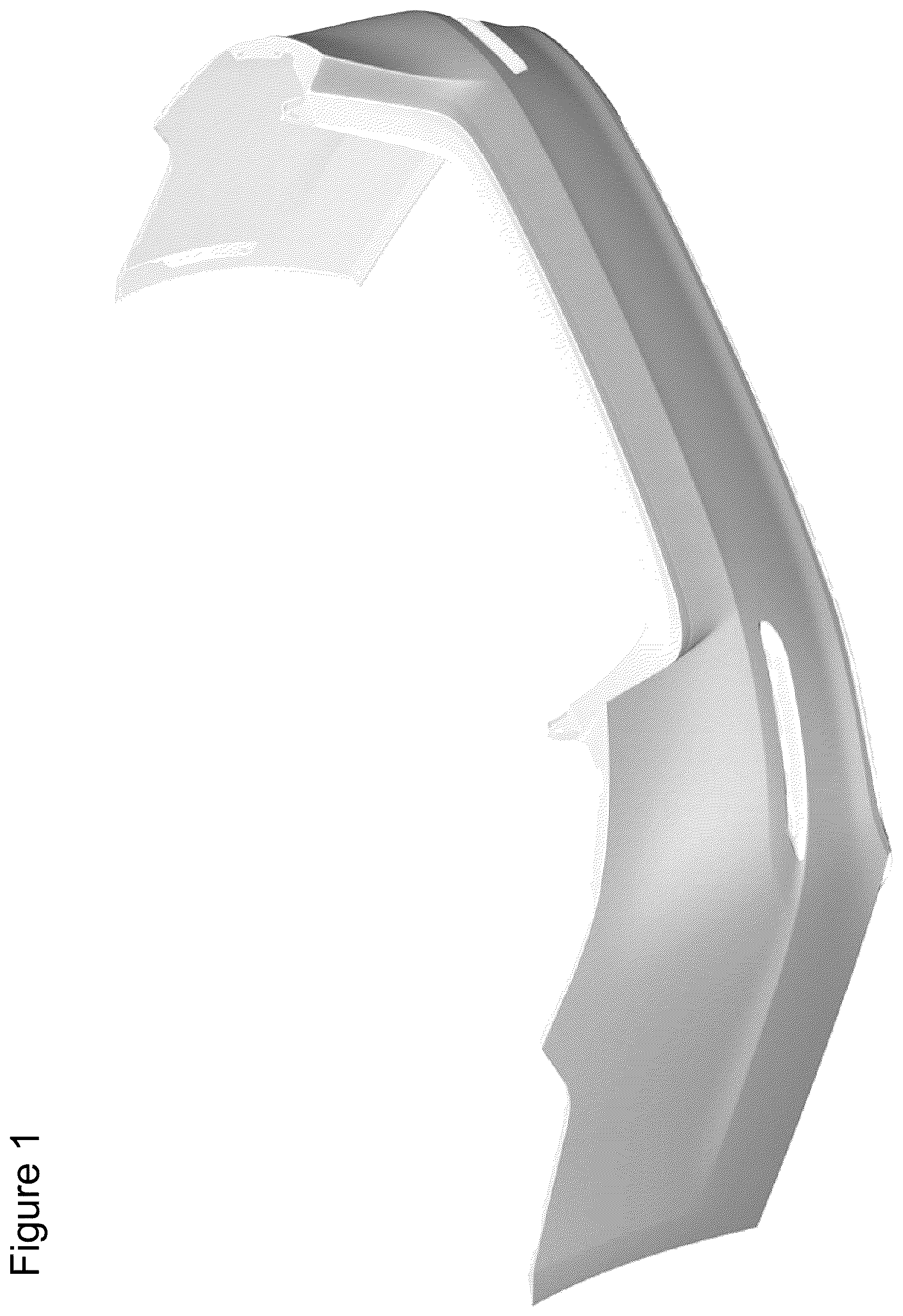Patent USD1044623 — Rear bumper for an automobile — Figure 1