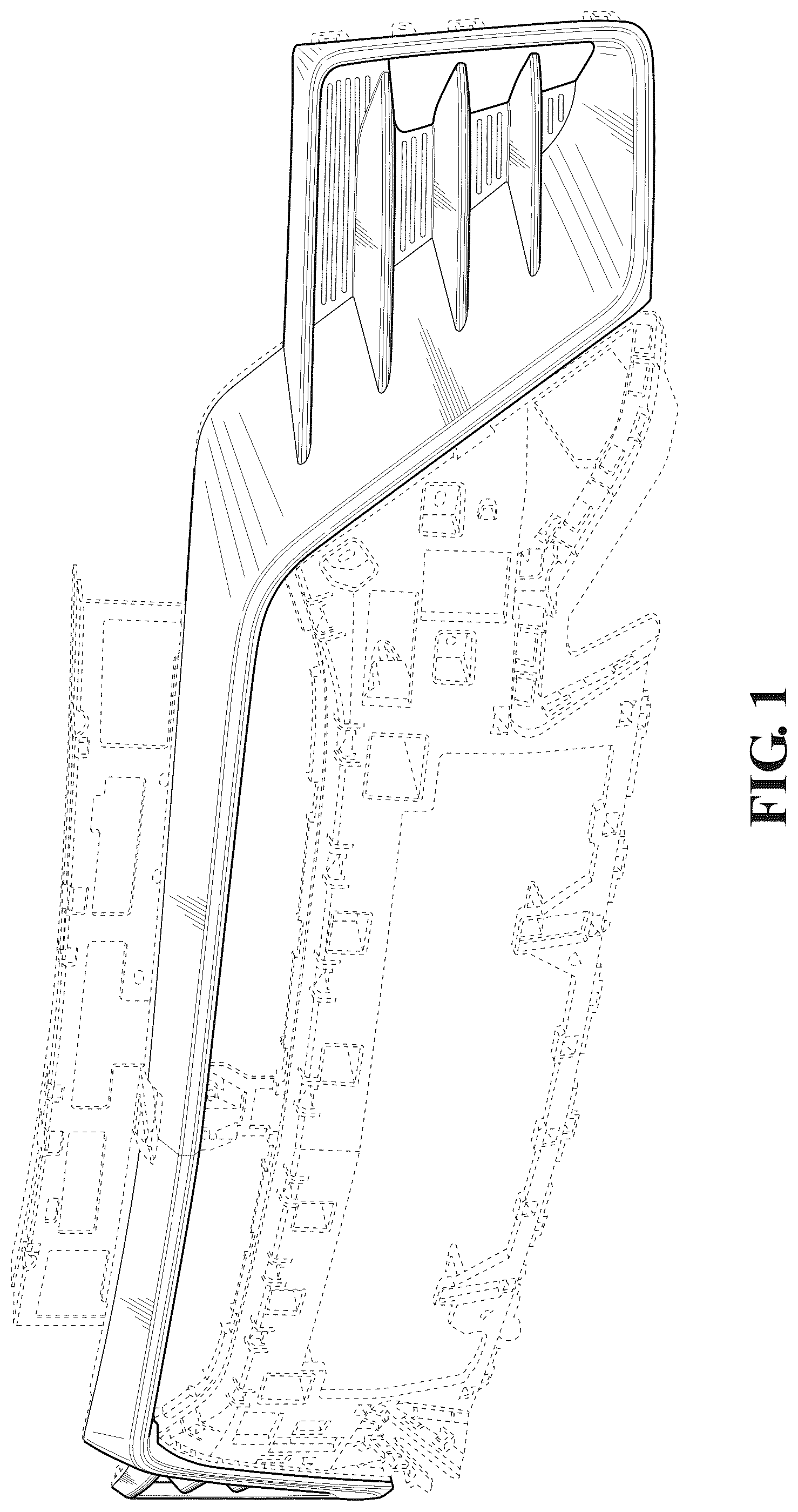 Patent USD1044630 Figure 1 – Vehicle front fascia
