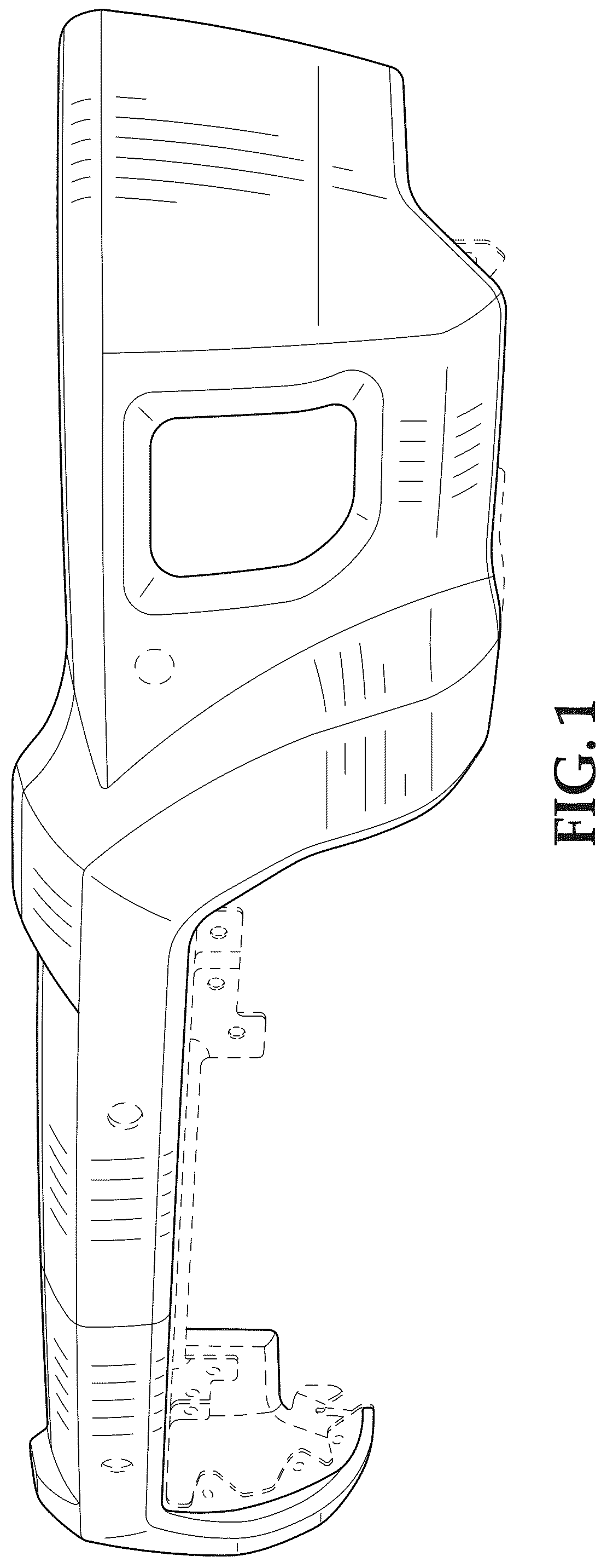 Patent USD1044631 Figure 1 – Vehicle bumper bar