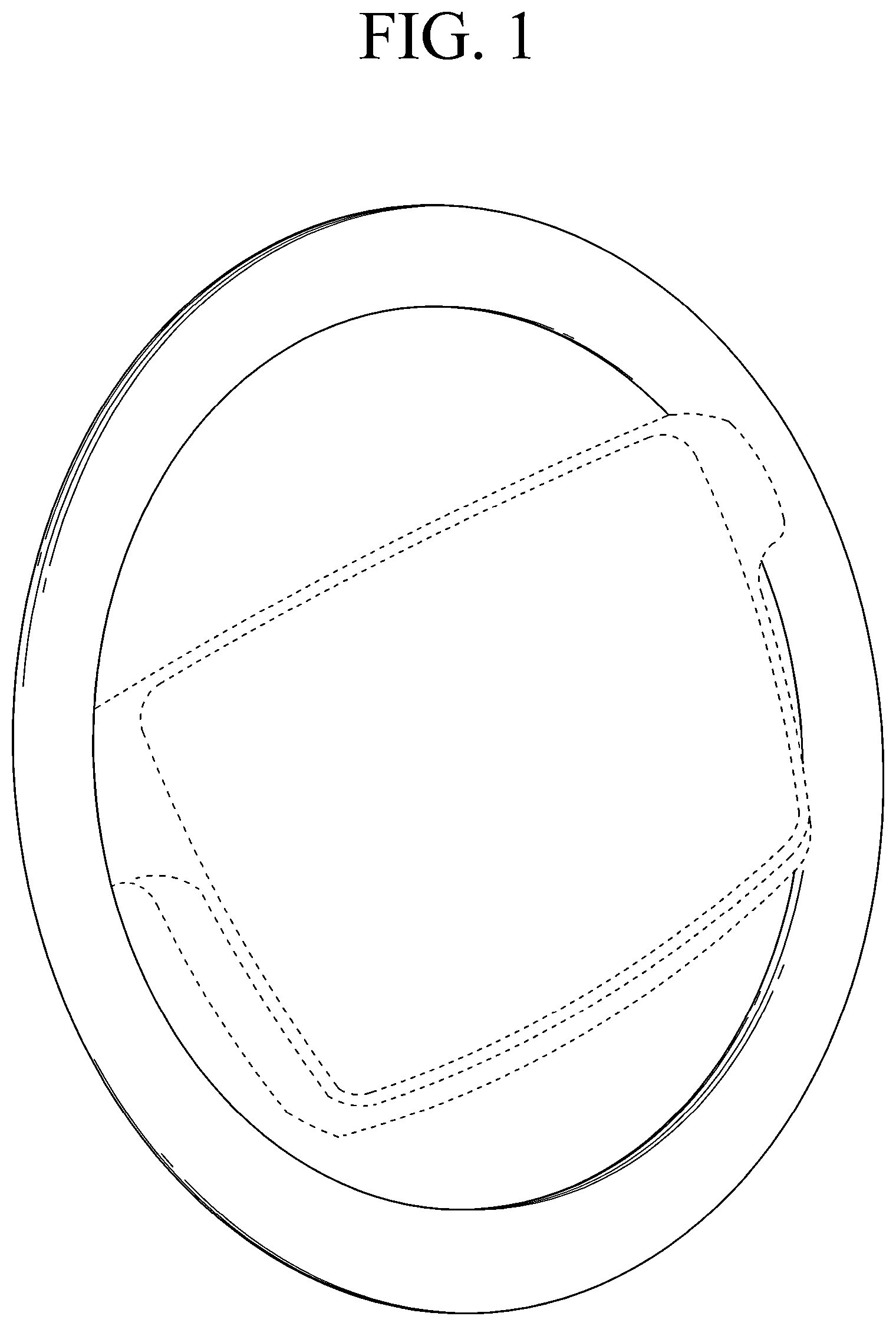 Patent USD1044635 Figure 1 – Steering wheel for vehicle
