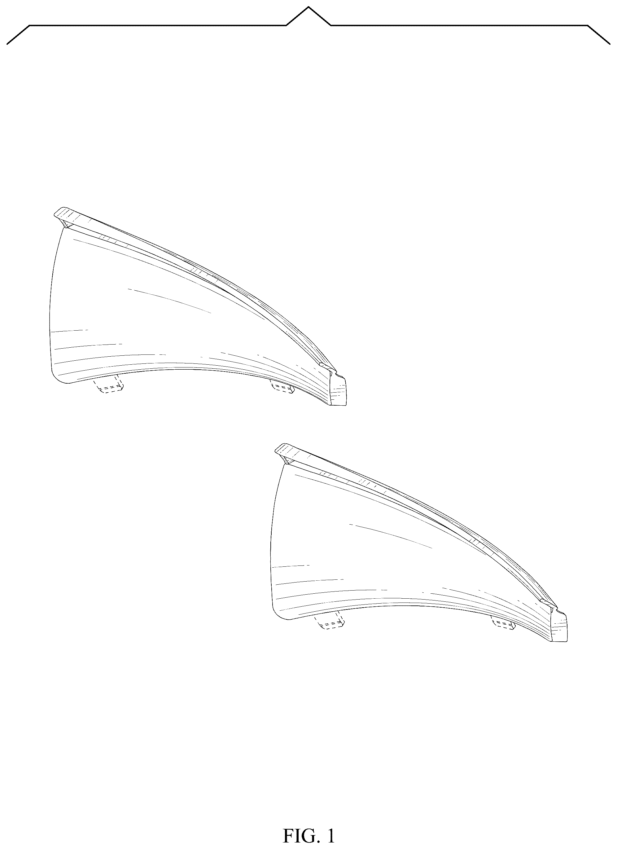 Patent USD1044639 — Mud flap set — Figure 1
