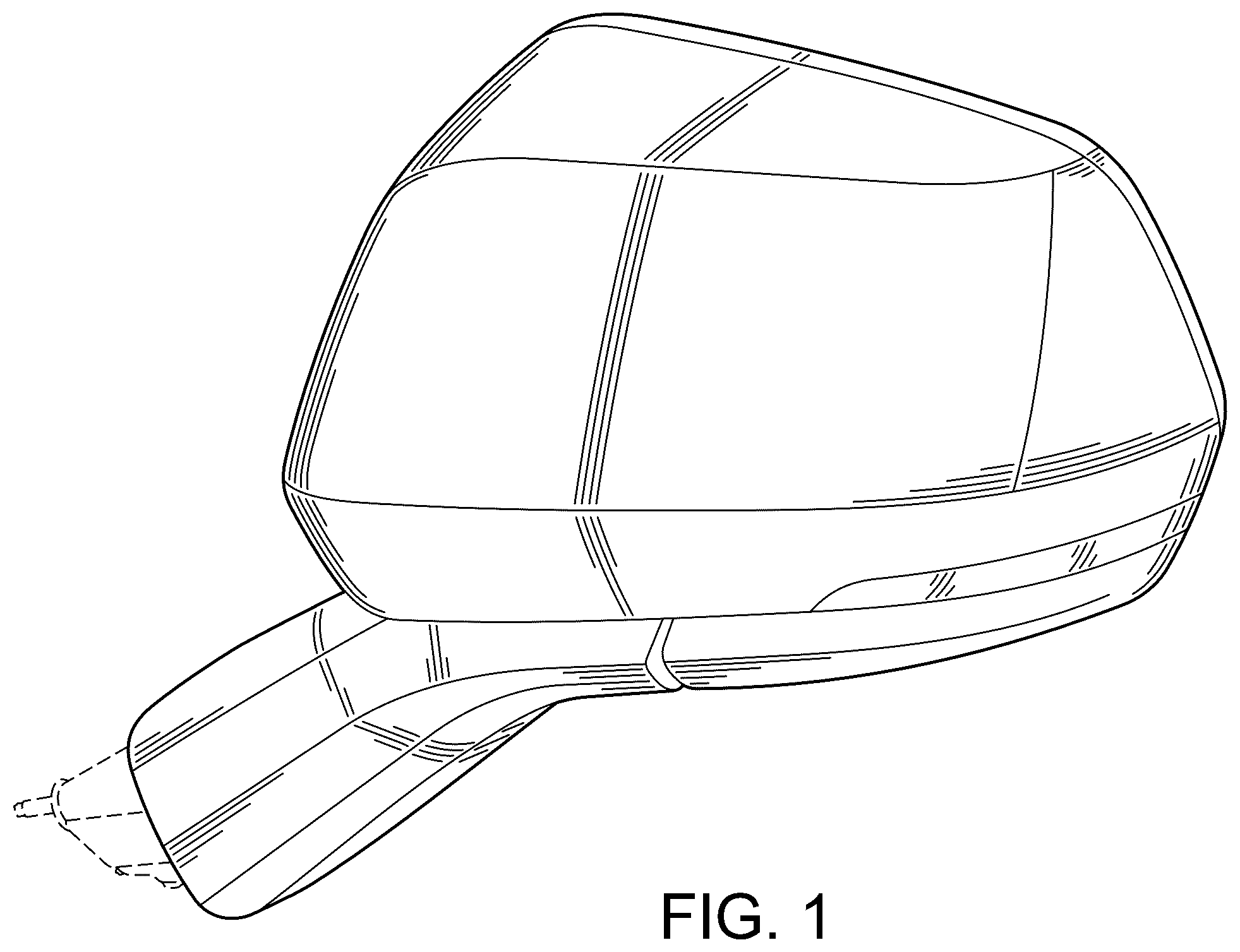 Patent USD1044642 Figure 1 – Vehicle outside mirror