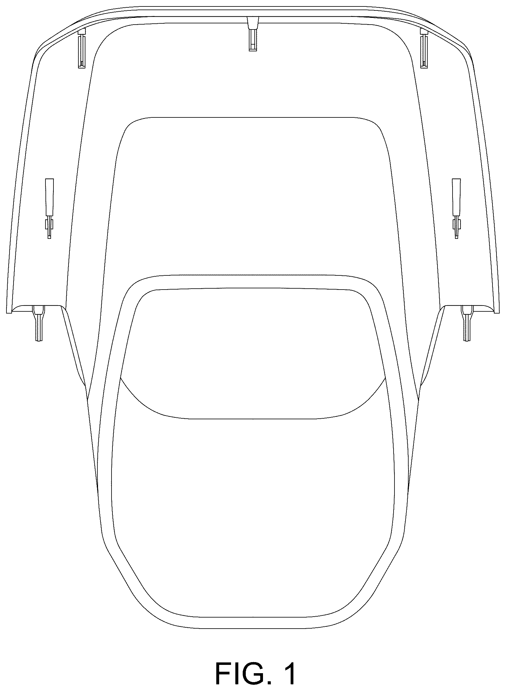 Patent USD1044647 Figure 1 – Closeout bezel for truck