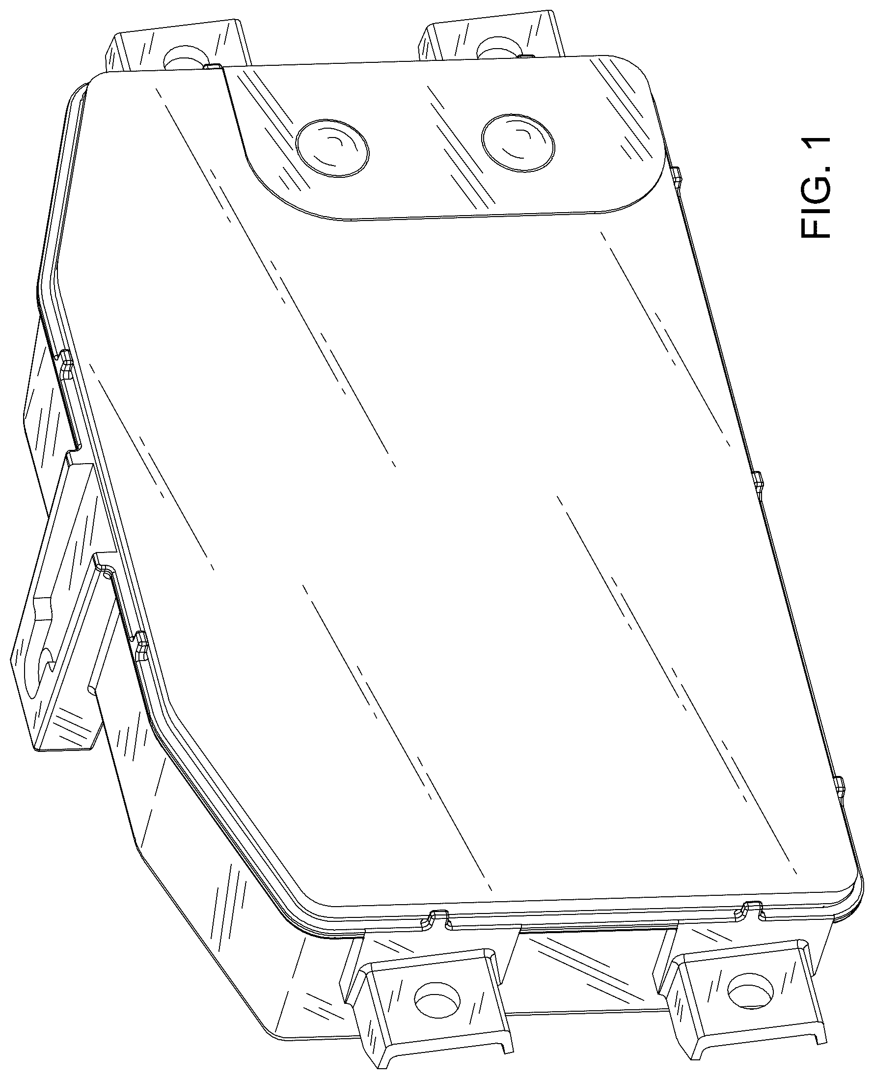 Patent USD1044649 Figure 1 – Housing for a vehicle instrument panel