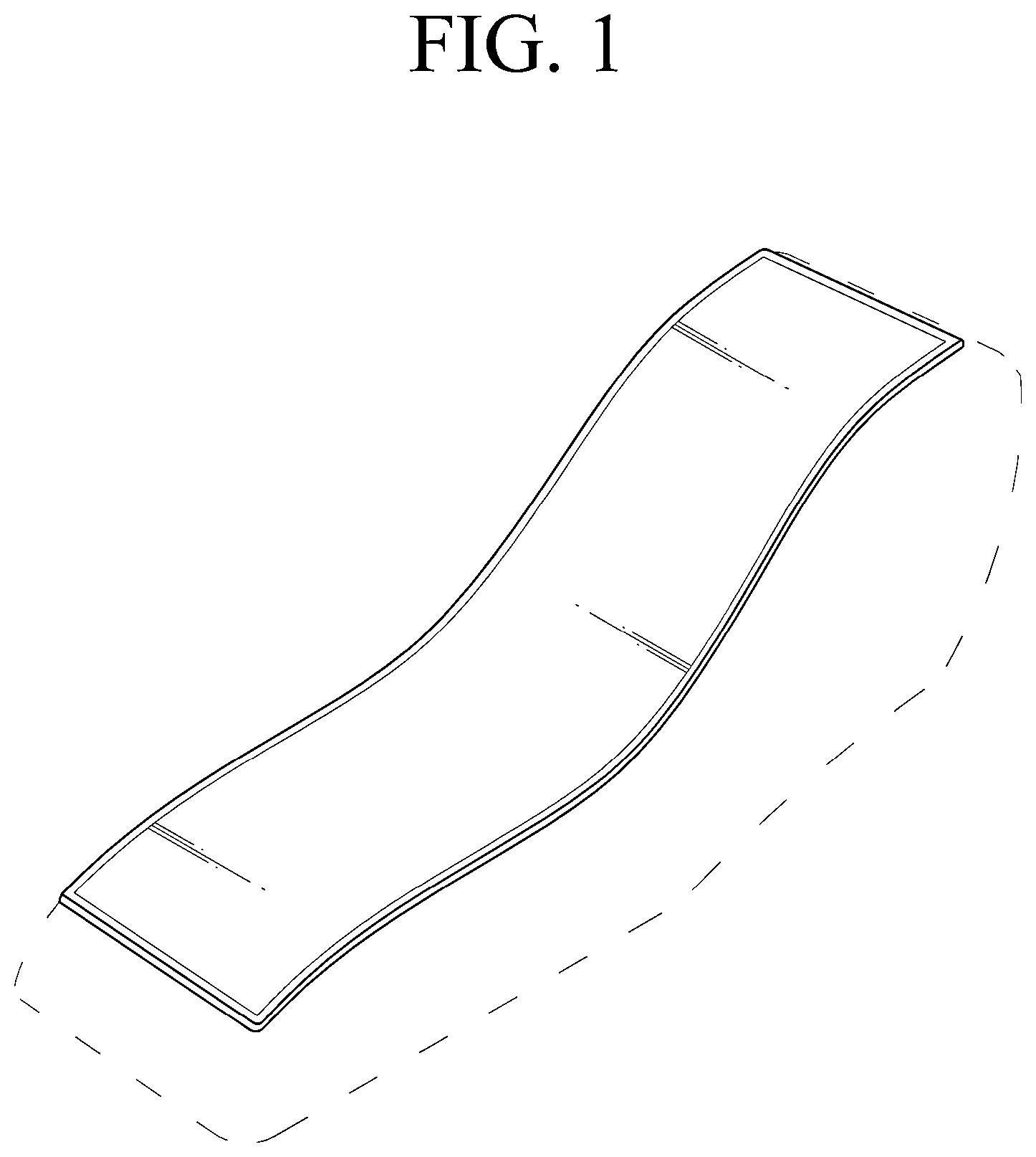 Patent USD1044651 Figure 1 – Center fascia for vehicle