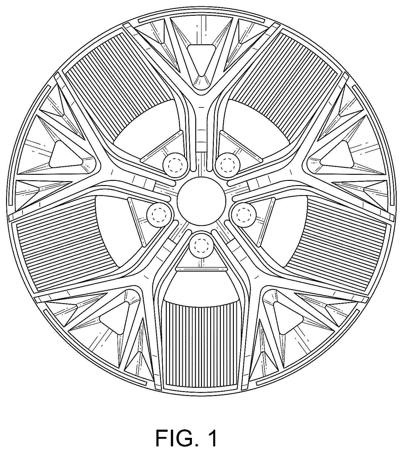 Patent USD1044658 — Wheel hub — Figure 1